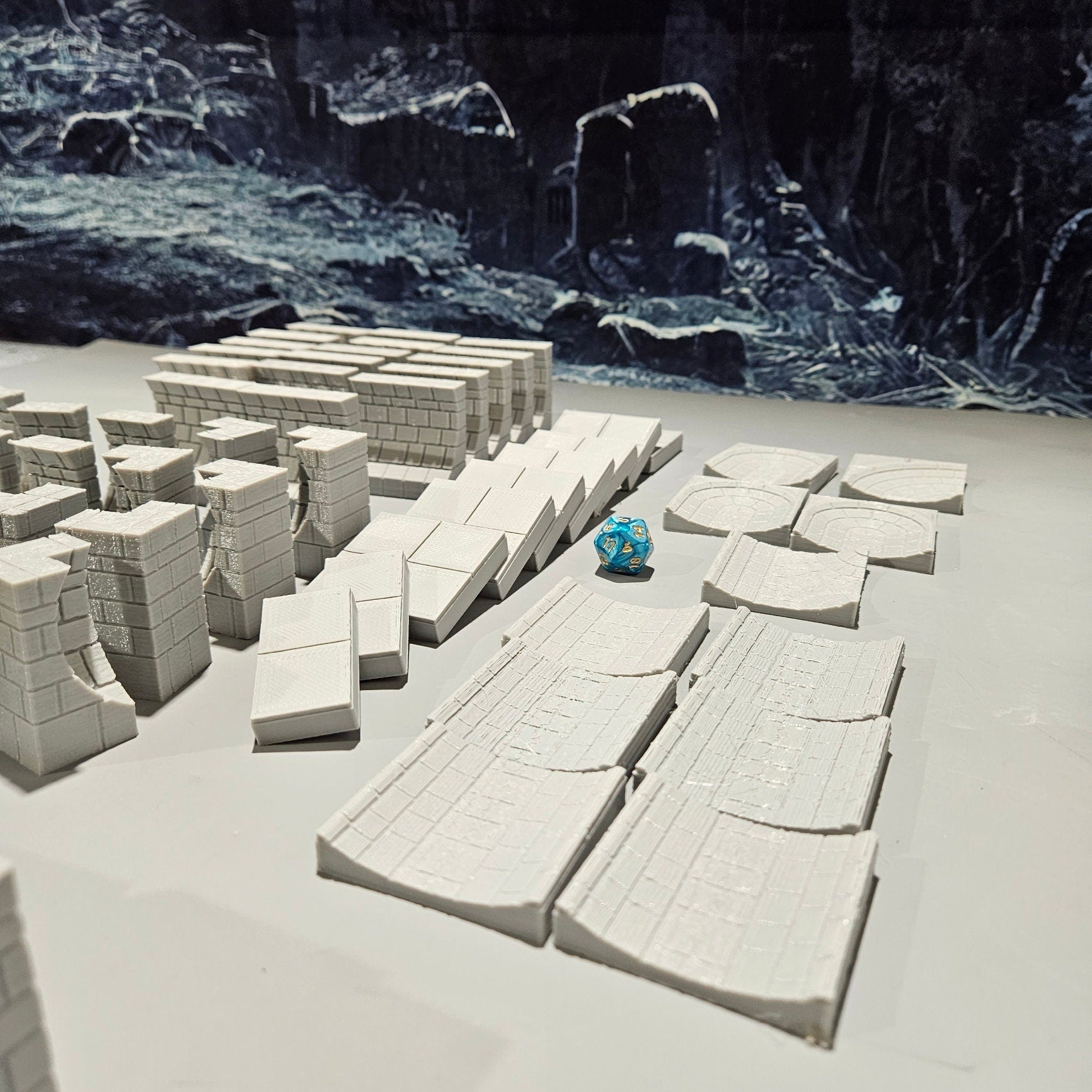 City sewer system pieces: end pipe floors, straight pipe floors, T pipes, corner pipes, floor tiles, wall tiles, outside and inside wall corners, ladders, and pipe entries. Realistic stone and brick textures with detailed pipe and wall designs.