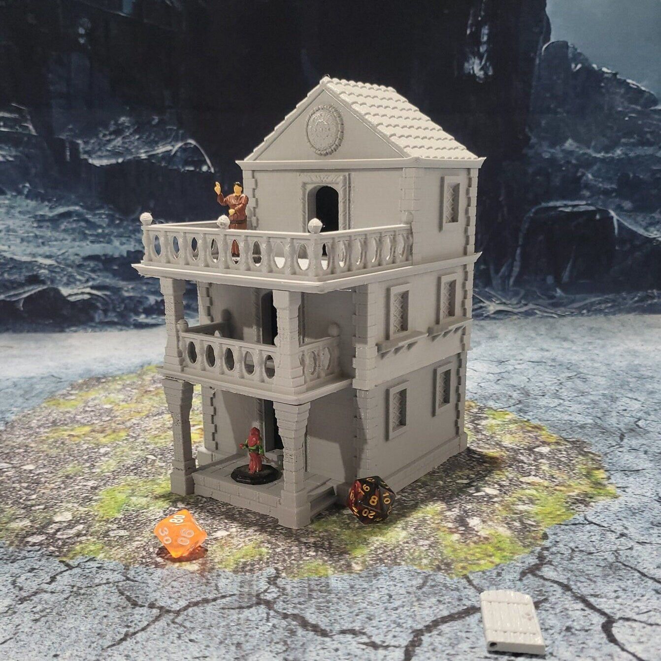 Tabletop Terrain, Mordheim, D&D, Pirate, Tower, Ruin, Ruined, houses, Tabletop, Fantasy Terrain, Town Set, Town and Market, Mordheim Set, Wargaming, Dungeons and Dragons, Lord of the rings, RPG Set, Village Set, building set, small town, Market, town