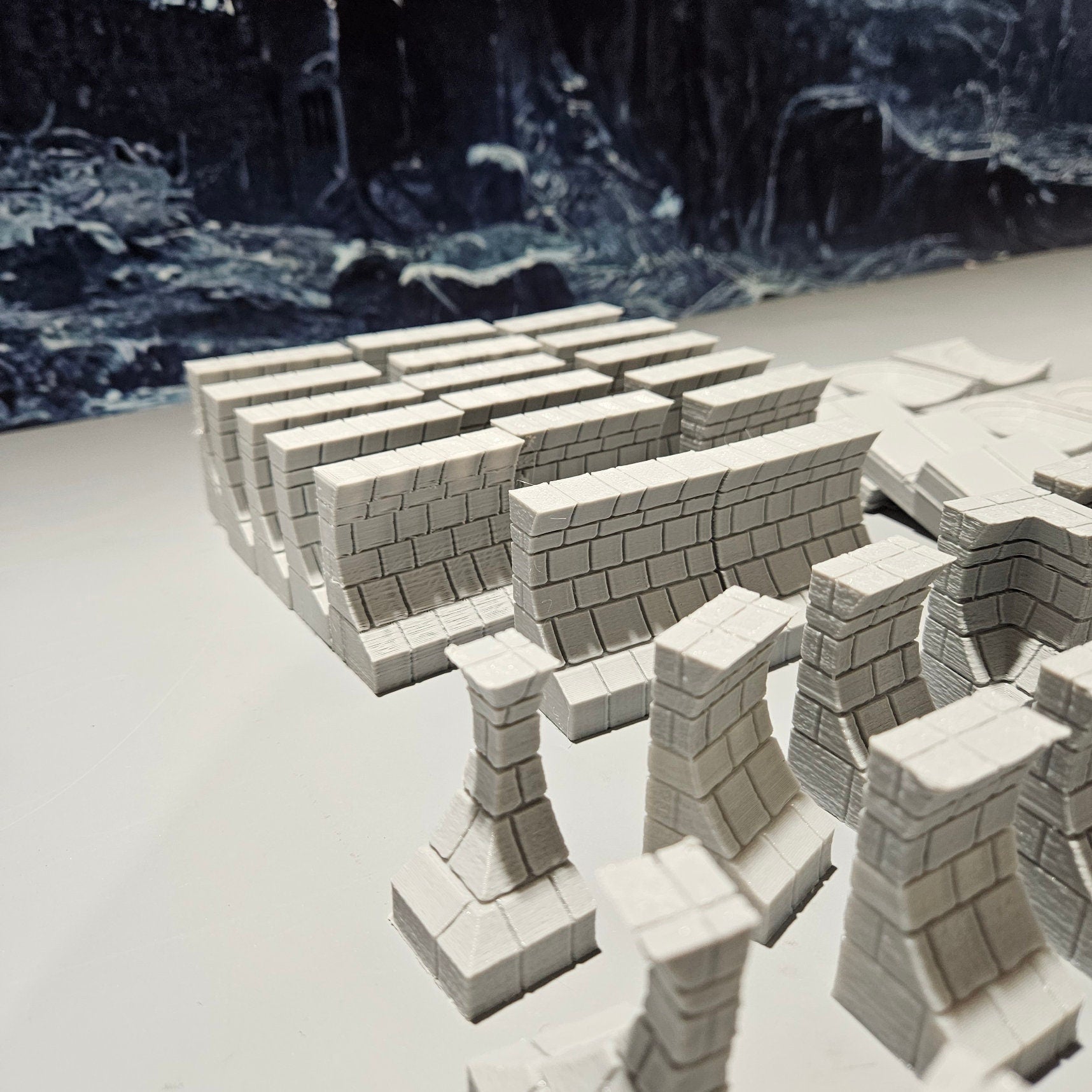 City sewer system pieces: end pipe floors, straight pipe floors, T pipes, corner pipes, floor tiles, wall tiles, outside and inside wall corners, ladders, and pipe entries. Realistic stone and brick textures with detailed pipe and wall designs.