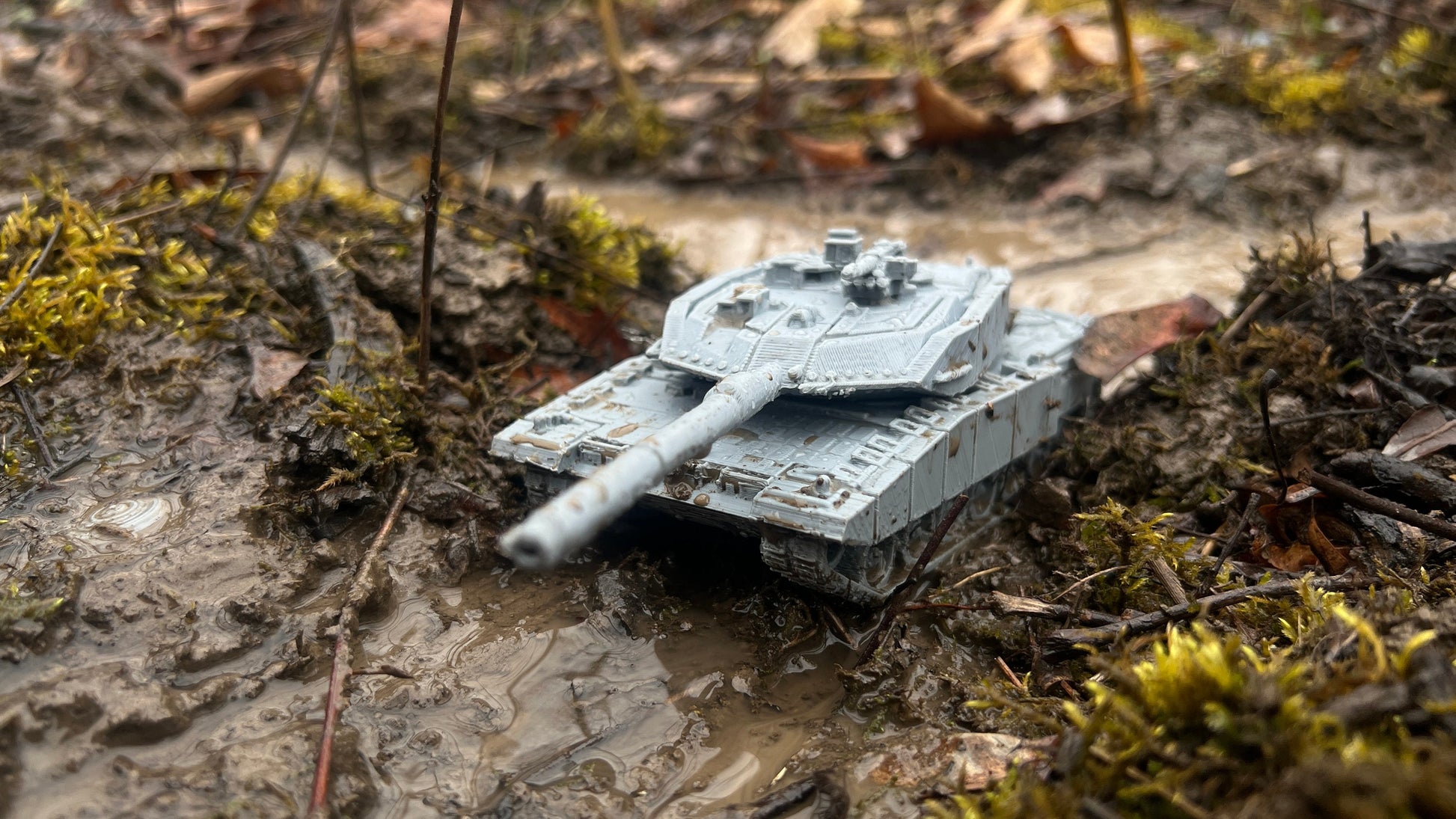 Leopard 2A7+, German tank, Modern warfare, Tabletop terrain, WW2, Modern tank,
