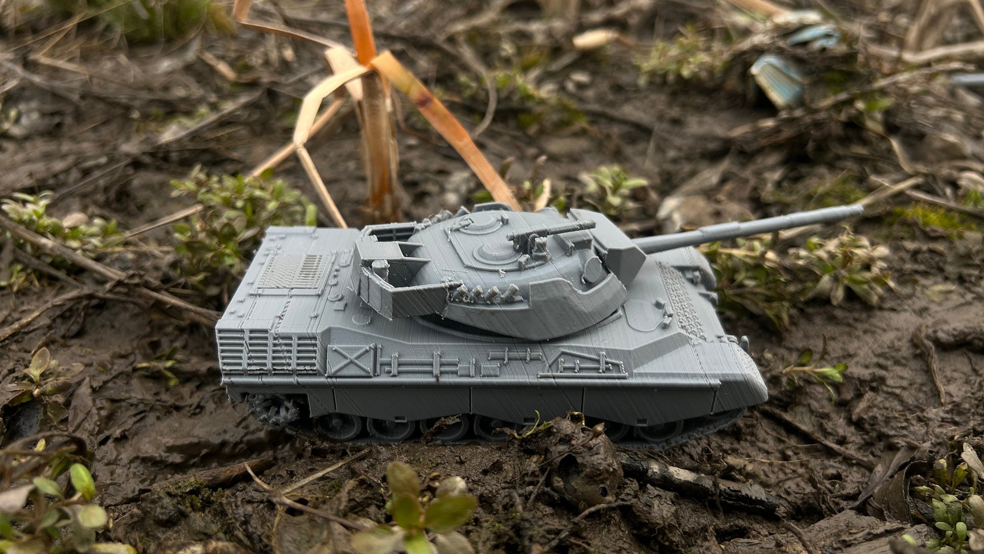 Leopard 1A5, Modern warfare, Tabletop terrain, German, Modern tank,