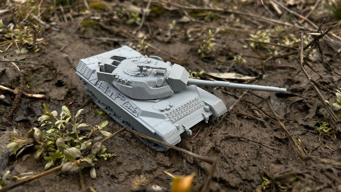Leopard 1A5, Modern warfare, Tabletop terrain, German, Modern tank,