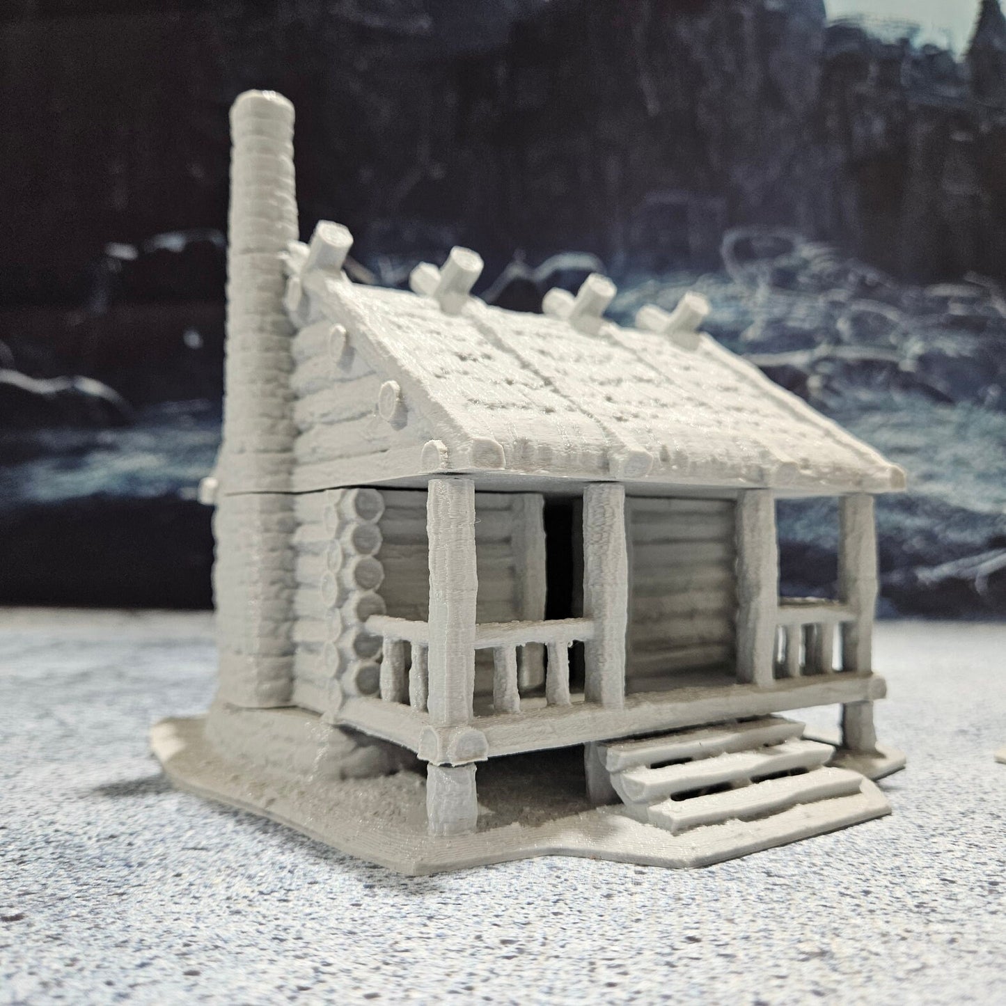 DnD Miniature, 40k Terrain,Train Terrain,Tabletop Town,Tabletop Game,Dnd Table,DND Terrain,DND Miniatures,gaming terrain,inn,tavern This is a great trade town. A party stumbling on this town deep in the woods could resupply and get some rest.