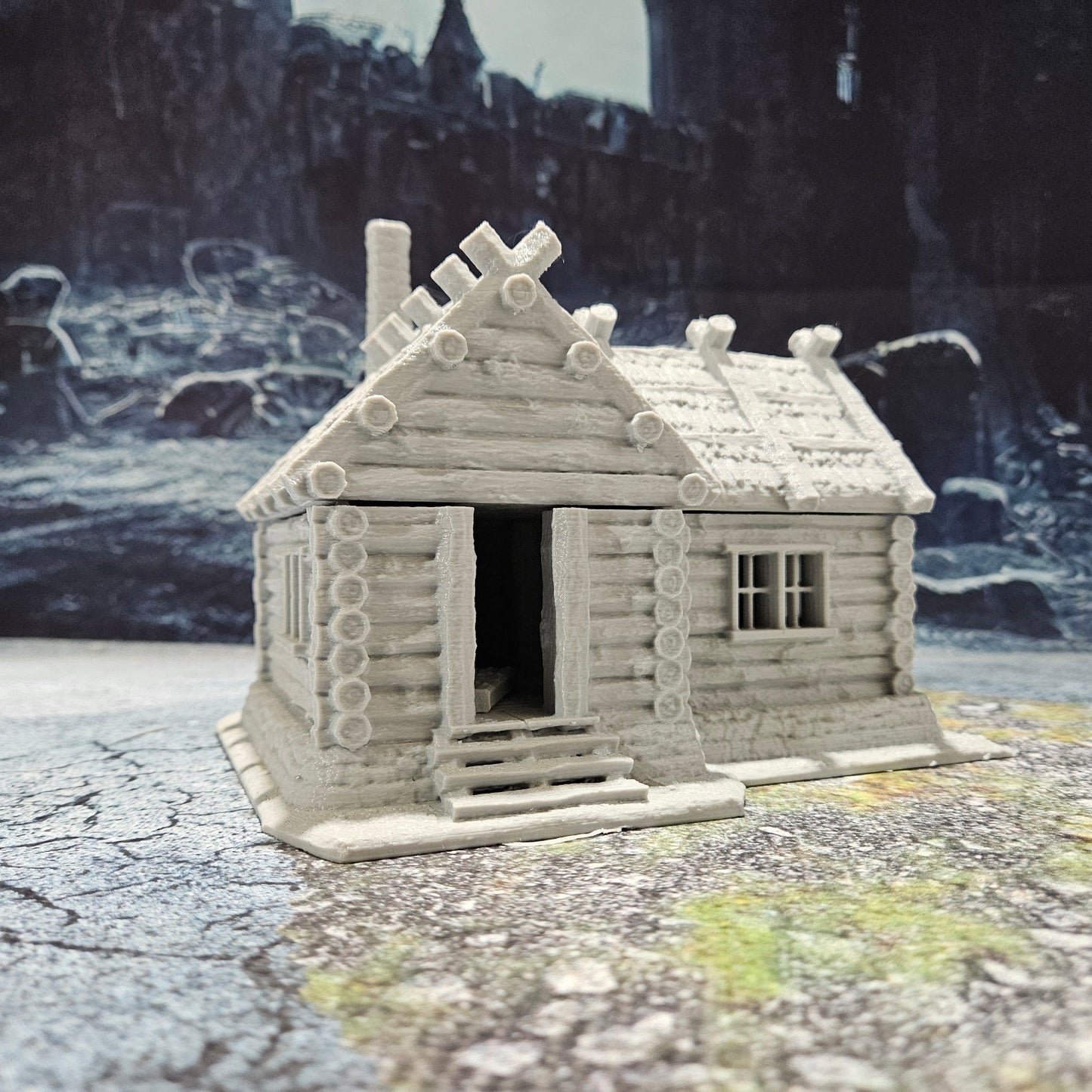 DnD Miniature, 40k Terrain,Train Terrain,Tabletop Town,Tabletop Game,Dnd Table,DND Terrain,DND Miniatures,gaming terrain,inn,tavern This is a great trade town. A party stumbling on this town deep in the woods could resupply and get some rest.