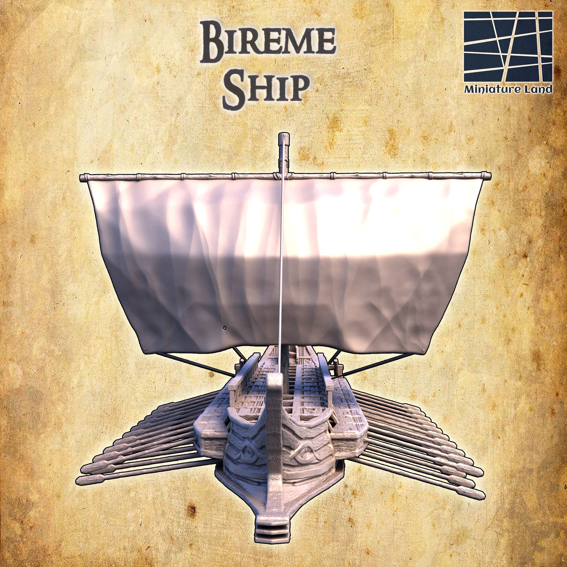 Bireme warship, Greek Warship, Warship