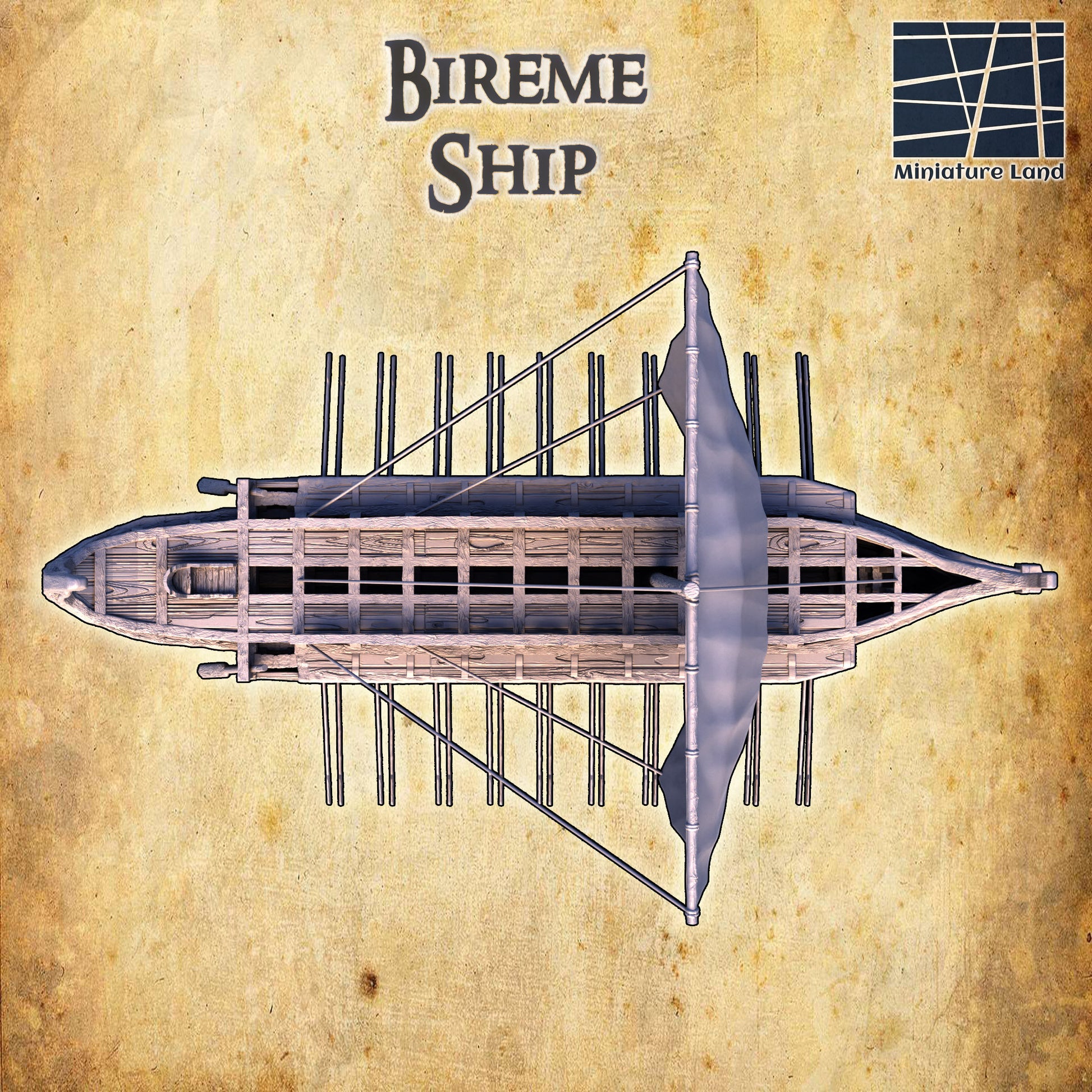 Bireme warship, Greek Warship, Warship