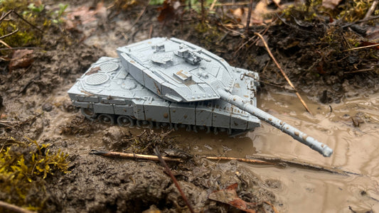 Leopard 2A7+, German tank, Modern warfare, Tabletop terrain, WW2, Modern tank,