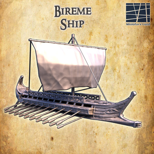 Bireme warship, Greek Warship, Warship