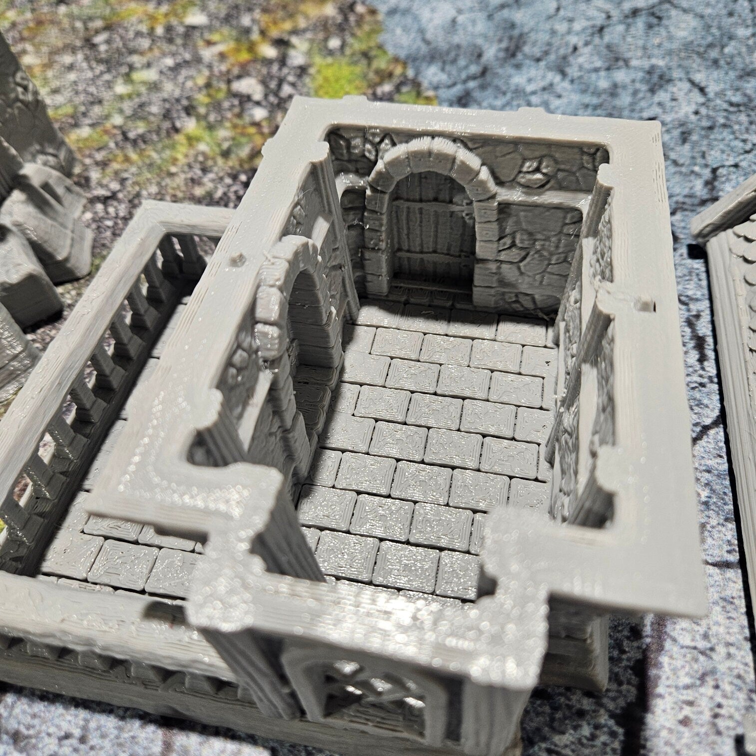 House 3 - City of Zurgnan - 28mm Scale - Mujjasforge - Warhammer - Dungeons and Dragons - 28mm Terrain - warhammer terrain
