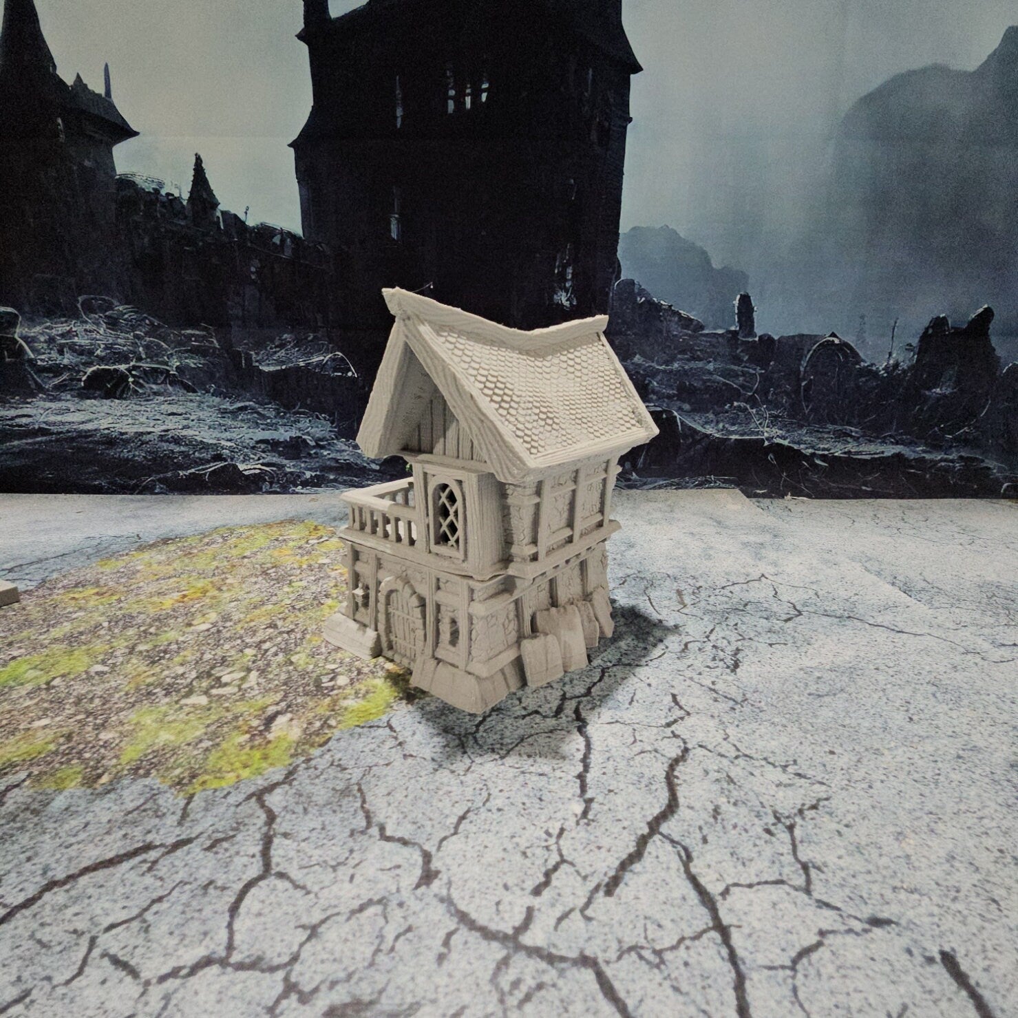 House 3 - City of Zurgnan - 28mm Scale - Mujjasforge - Warhammer - Dungeons and Dragons - 28mm Terrain - warhammer terrain