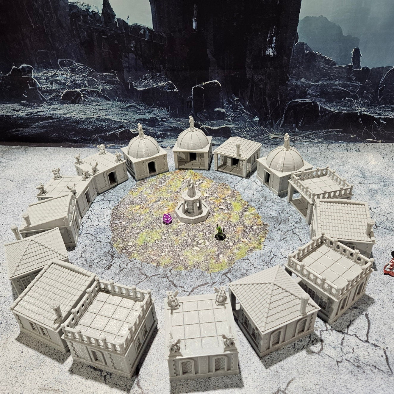 tabletop terrain, Modular Terrain, Town Builder, city buildings, City Terrain, wargaming, Dungeons and Dragons, Fantasy Village, Tabletop, Tabletop terrain, Tabletop RPG, Modular City, Modular, game terrain, Bundle, board game, 28mm, Set, Box Set
