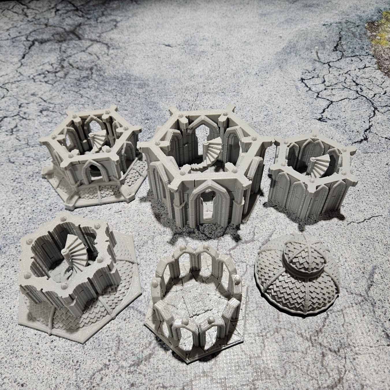 dnd terrain, Dungeons and Dragons, Dungeon Master, Bundle, board game, warhammer 40k, star wars, dnd dice, birthday gift, miniatures, role playing games, cyberpunk, Desert Terrain, PLA, 3D Print, 28mm, Set, Tabletop, Box Set, Atlantis