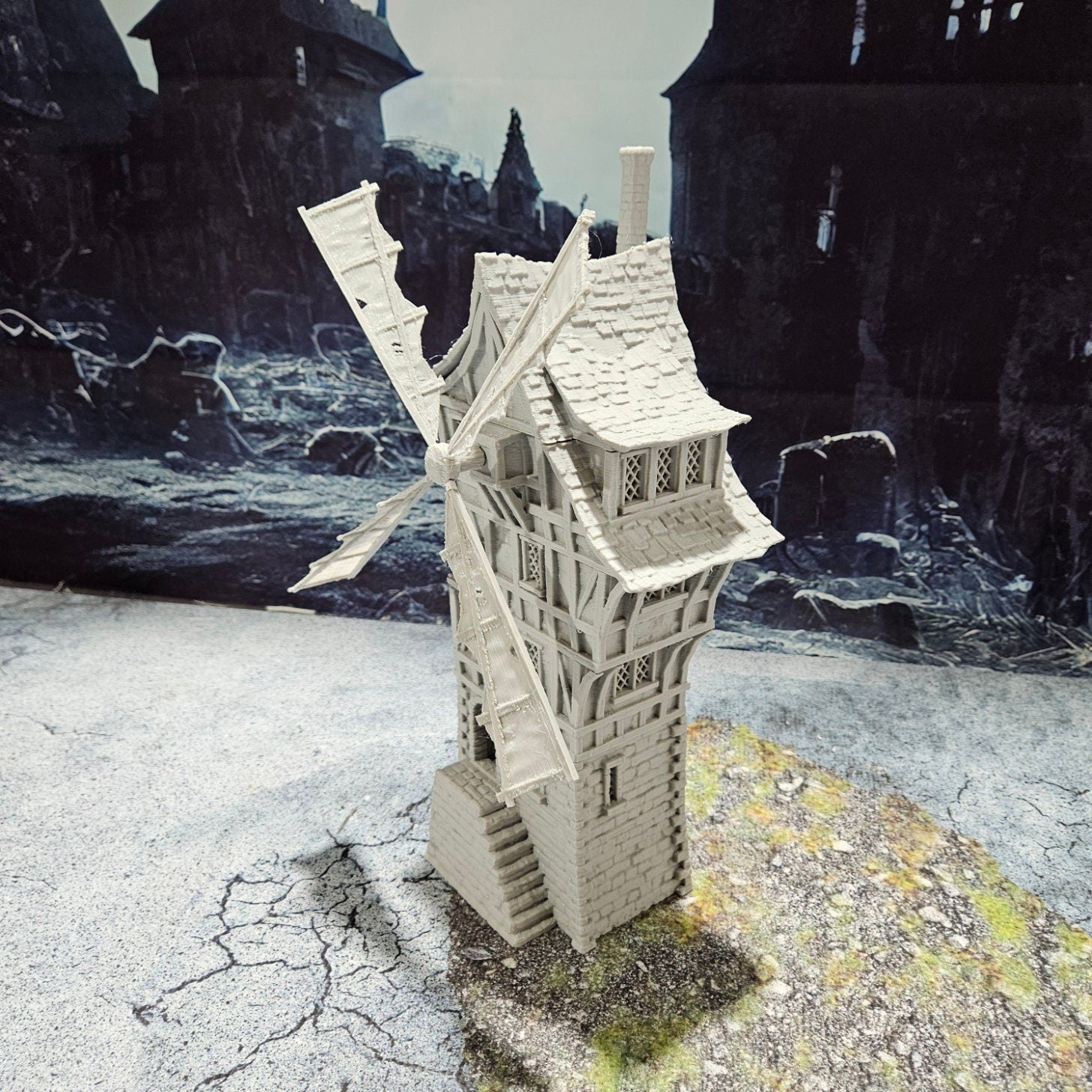Windmill House 28mm, dnd terrain, tabletop terrain
