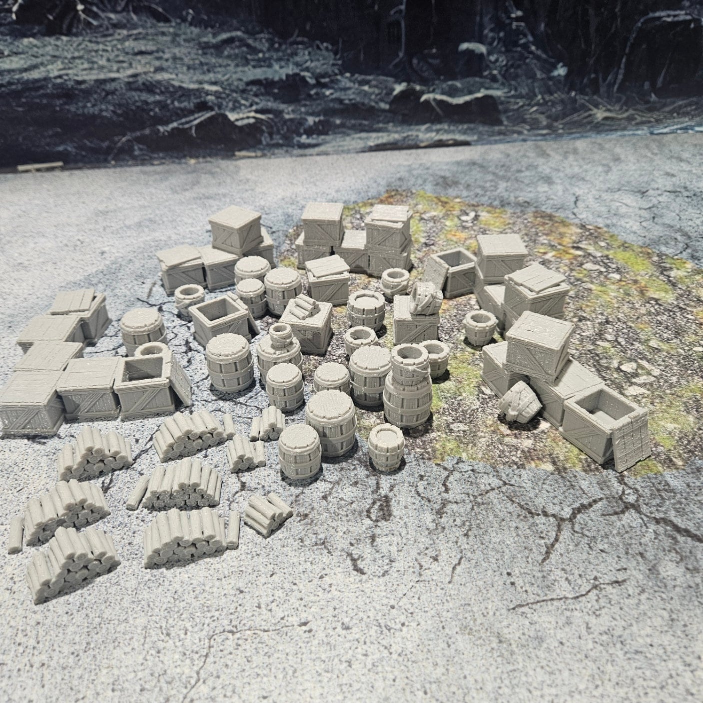 Terrain Sets: Include a variety of terrain sets suitable for different settings, such as dungeons, forests, and cities. These sets provide 3D elements to enhance immersion during gameplay.