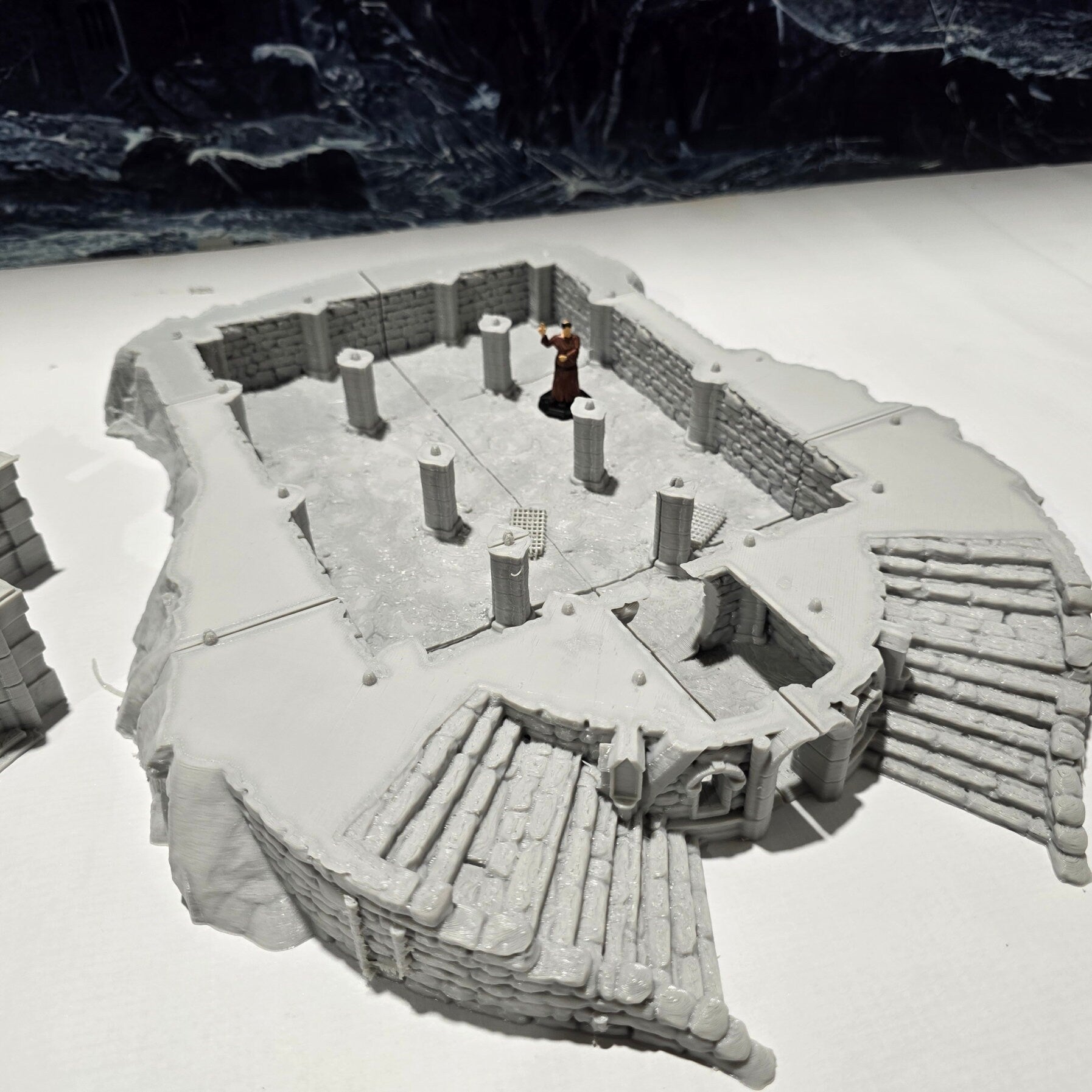 dnd terrain, Dungeons and Dragons, Dungeon Master, Bundle, board game, warhammer 40k, star wars, dnd dice, birthday gift, miniatures, role playing games, Necropolis, Desert Terrain, PLA, 3D Print, tomb, Mausoleum, Crypt, Church, dungeon