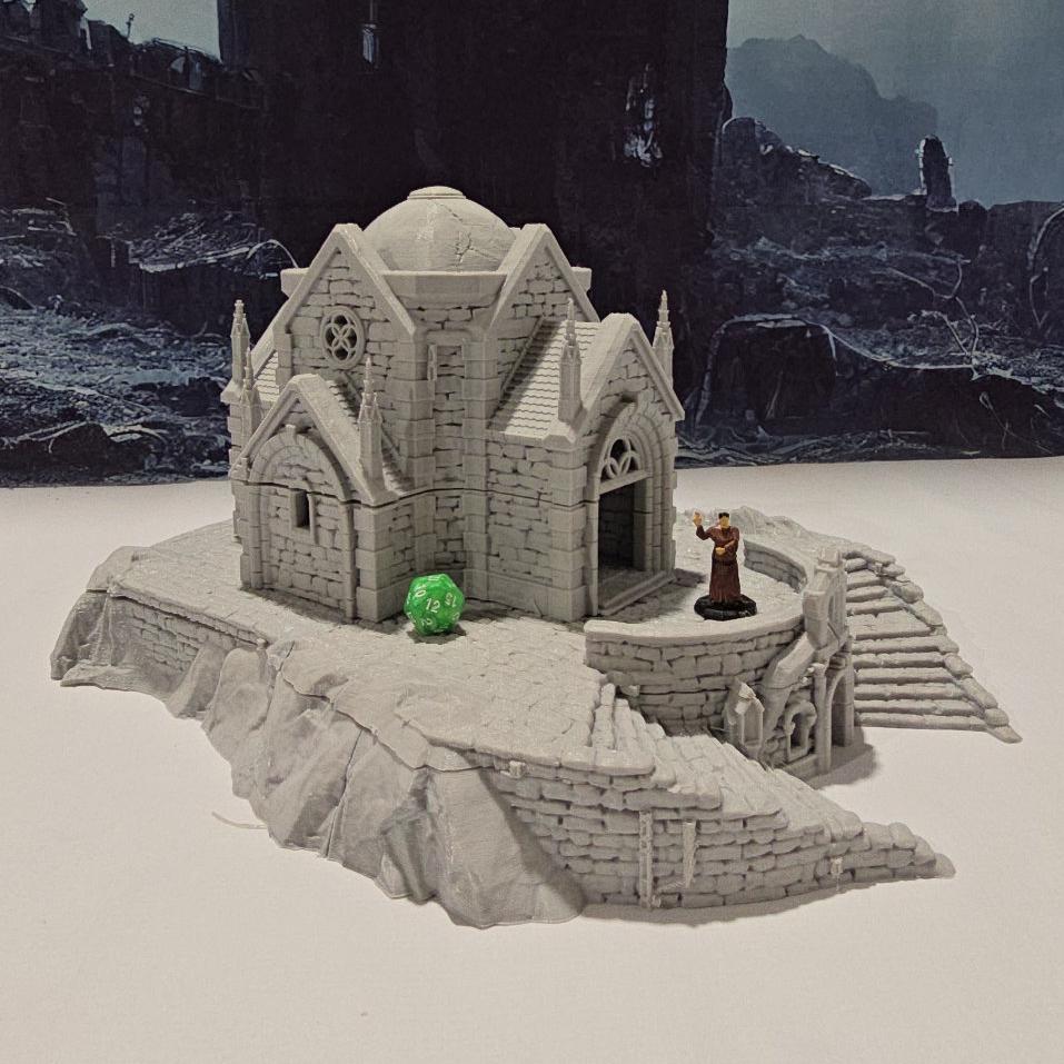 dnd terrain, Dungeons and Dragons, Dungeon Master, Bundle, board game, warhammer 40k, star wars, dnd dice, birthday gift, miniatures, role playing games, Necropolis, Desert Terrain, PLA, 3D Print, tomb, Mausoleum, Crypt, Church, dungeon