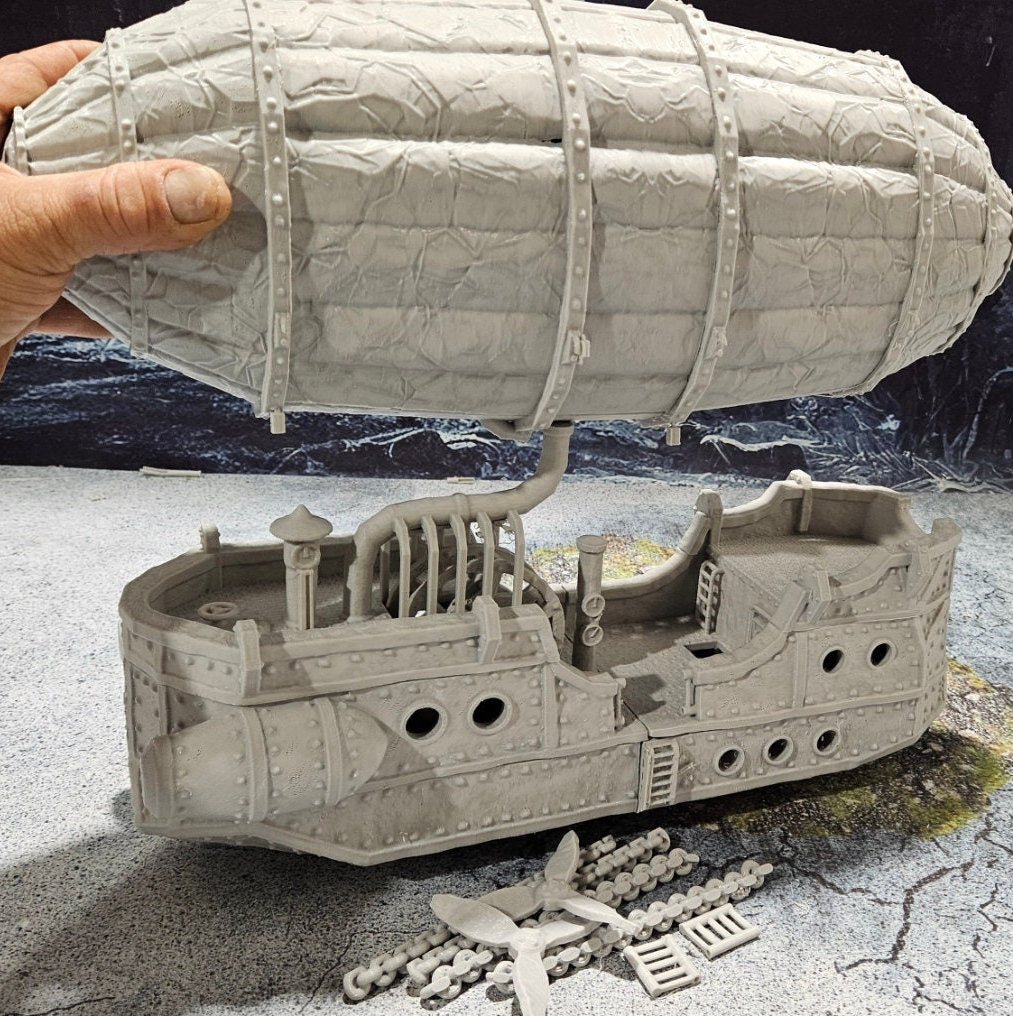 Dwarf Steam Zeppelin, Dirigible, Blimp