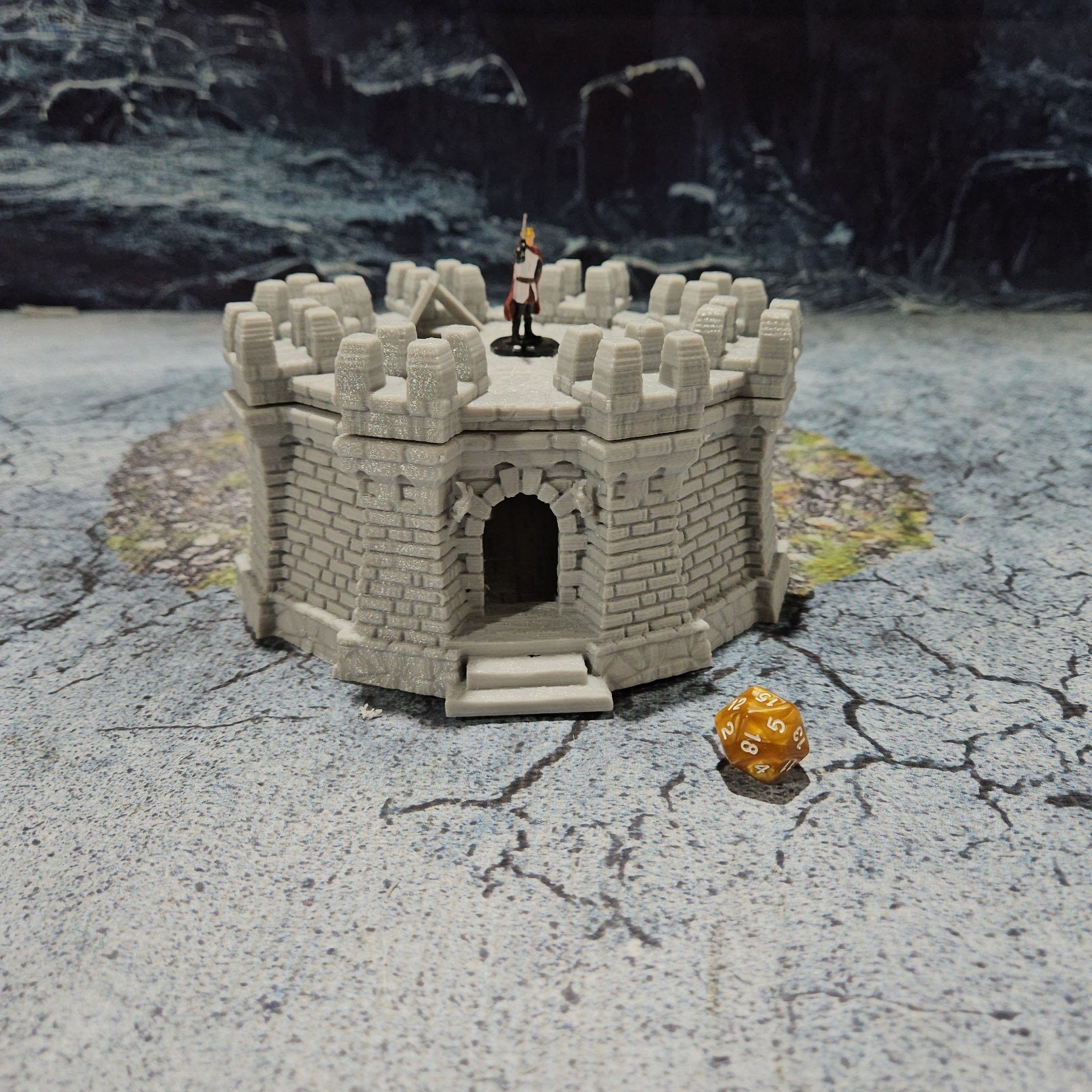 Ulvheim Small Tower, 28mm, Tower, Dnd Terrain, Gaming Miniature, Tabletop Scenery