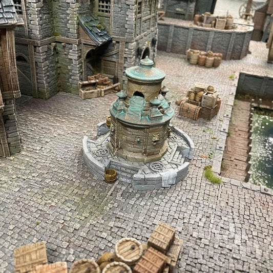 Tortuga Bay, Pirate Hideaway 1, Shack & Island Combo ,dnd terrain, Dungeons and Dragons, Dungeon Master, Bundle, Skirmish games, warhammer 40k, star wars, birthday gift, miniatures, role playing games,  Pirate Terrain, port royal, water pump, pump