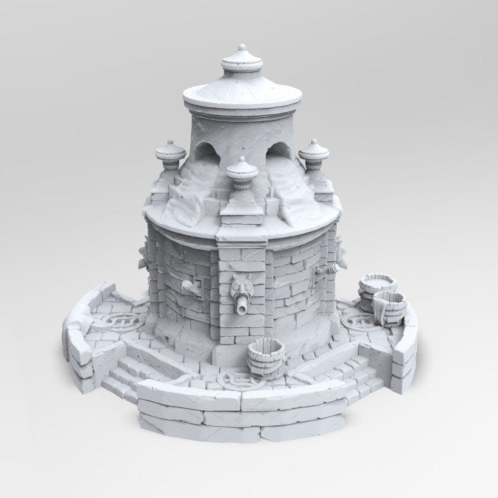 Tortuga Bay, Pirate Hideaway 1, Shack & Island Combo ,dnd terrain, Dungeons and Dragons, Dungeon Master, Bundle, Skirmish games, warhammer 40k, star wars, birthday gift, miniatures, role playing games,  Pirate Terrain, port royal, water pump, pump