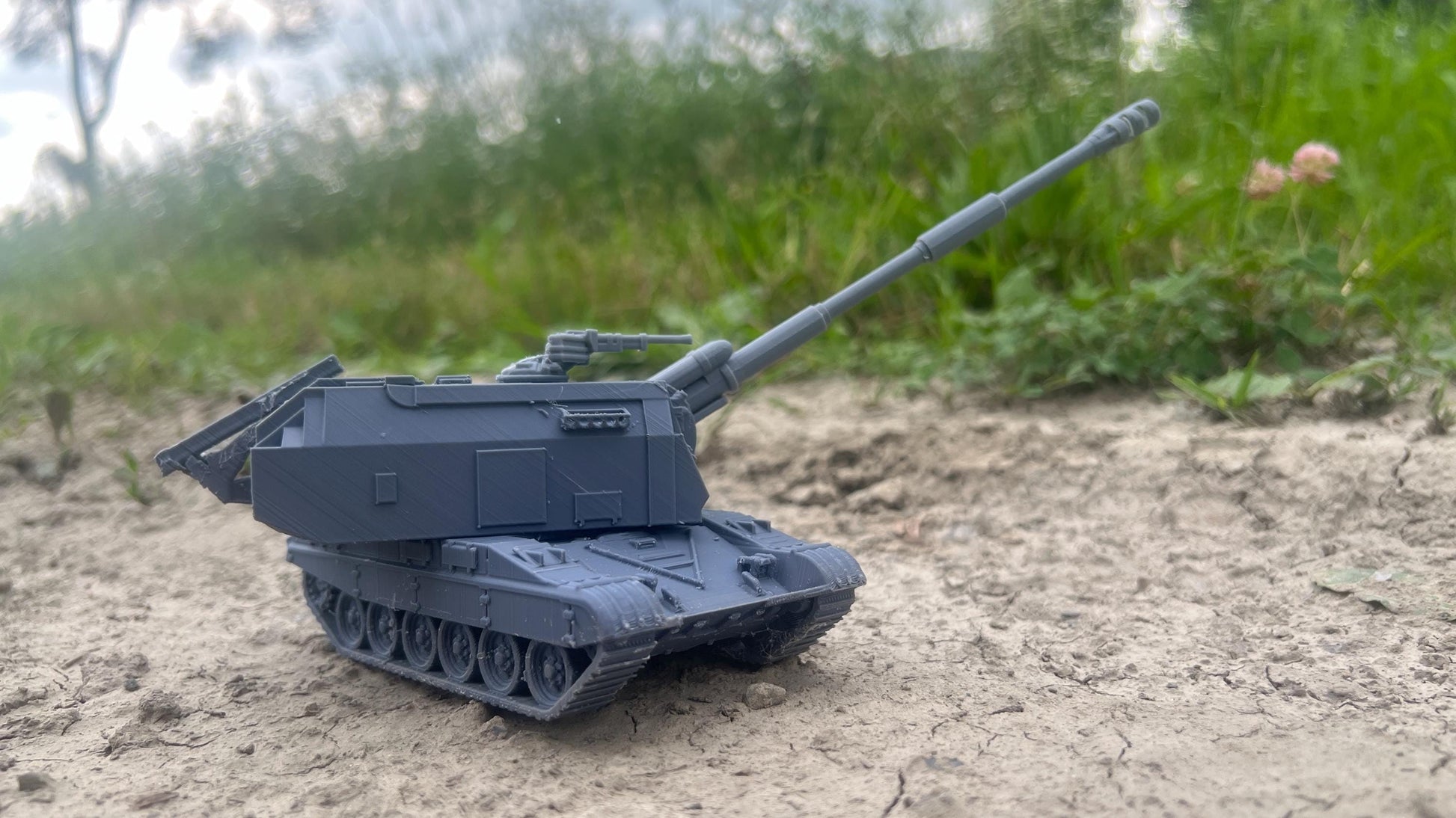 2S19 Msta Mobile Artillery for Tabletop Wargaming - Modern Warfare Artillery Model
