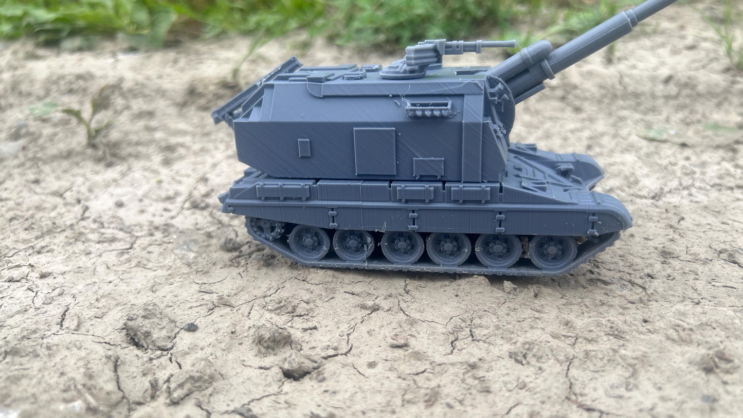 2S19 Msta Mobile Artillery for Tabletop Wargaming - Modern Warfare Artillery Model