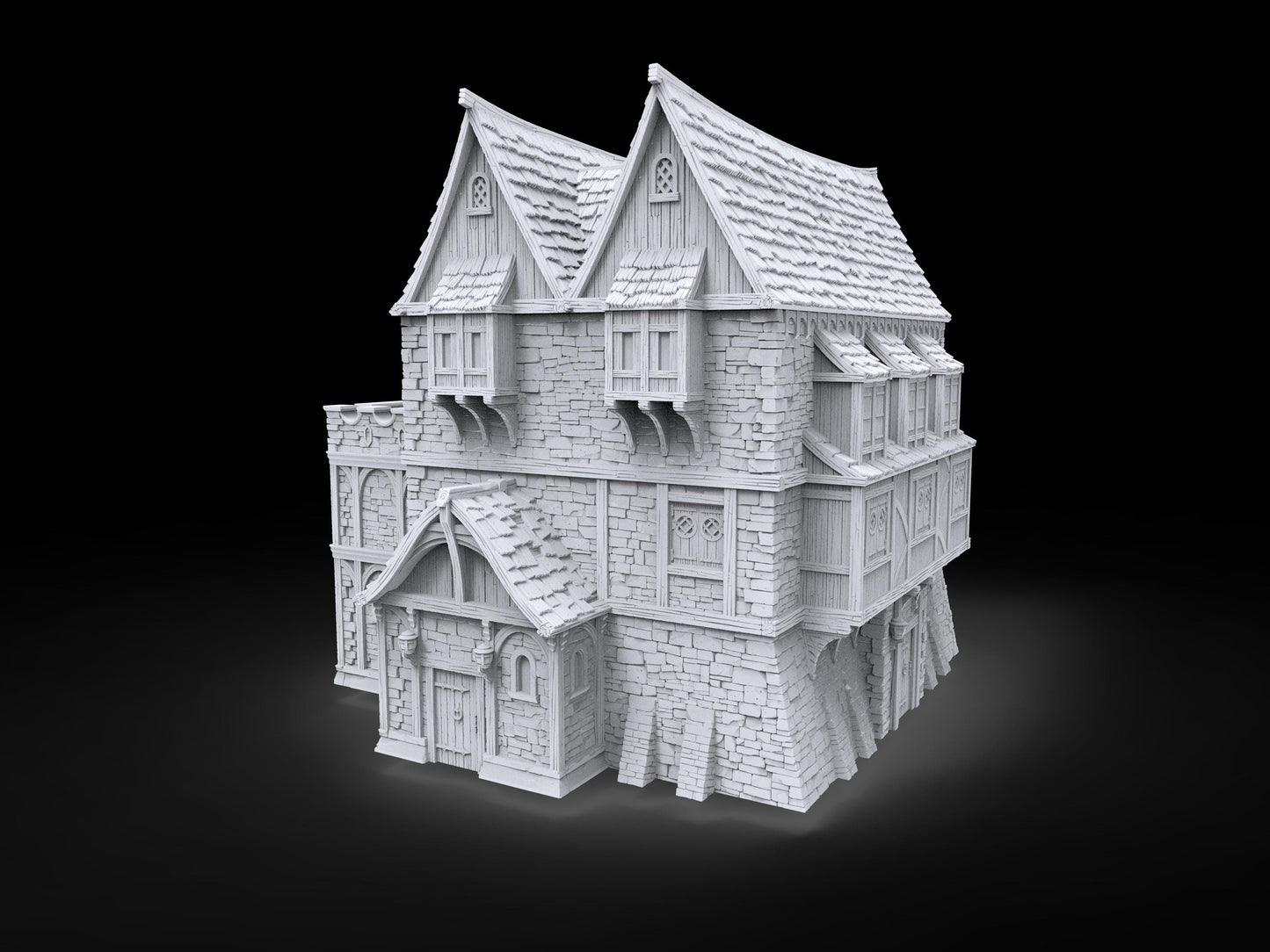 Step into the world of maritime authority with our exquisite 3D-printed scale model of The Harbourmaster&#39;s Office. As the Sheriff of the Port, the Harbourmaster holds significant legal power, Dungeons and Dragons, Harbor, Ancrabourg