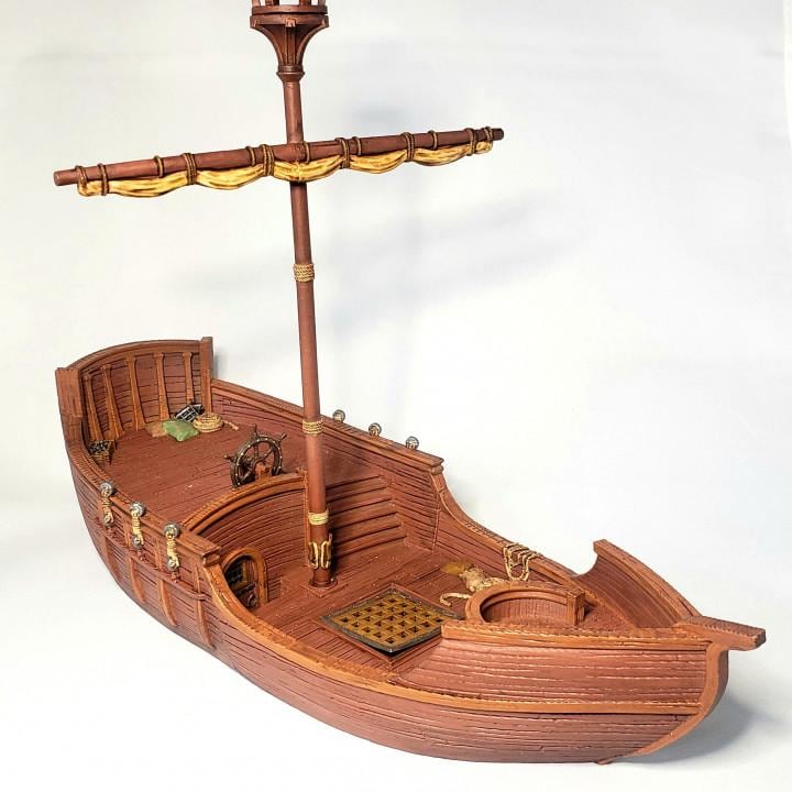 Merchant Vessel scale model
Single-mast ship model
Maritime history model
Trading vessel model
Cargo ship scale model
Passenger ship model
Nautical model ship
Model ship enthusiasts
Maritime commerce model
3D-printed ship model
PLA ship model