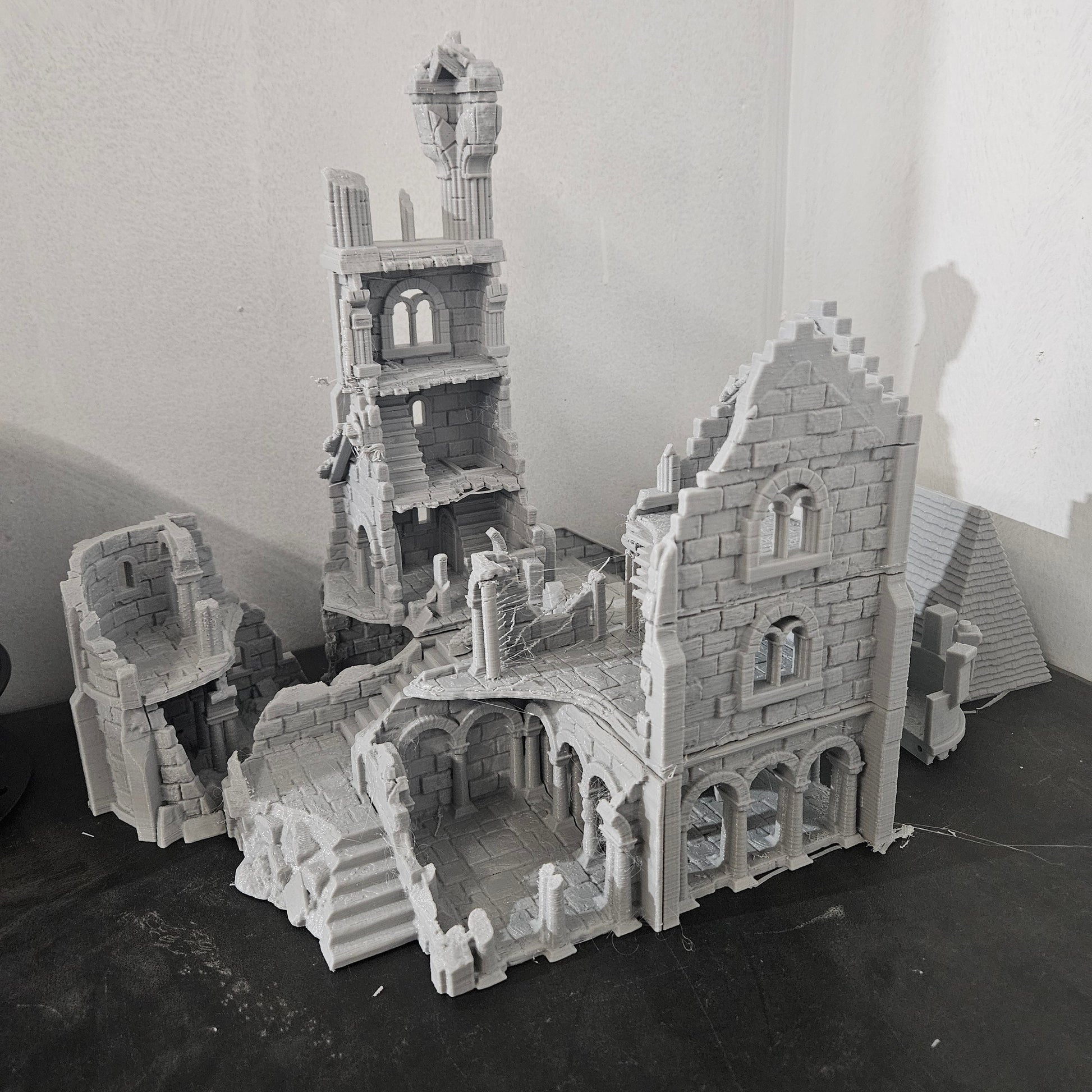 Arkenfel Building 6 Ruins - 28mm Terrain dark realms - Warhammer - Dungeons and Dragons - 28mm Terrain - warhammer terrain