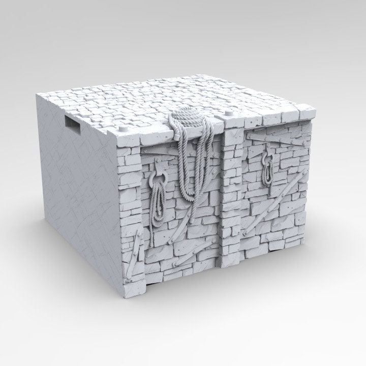 Large Quay Dock & Sewer System Set, Docks, Ancrabourg, cobblestone streets and sewers