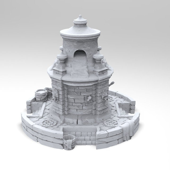 Tortuga Bay, Pirate Hideaway 1, Shack & Island Combo ,dnd terrain, Dungeons and Dragons, Dungeon Master, Bundle, Skirmish games, warhammer 40k, star wars, birthday gift, miniatures, role playing games,  Pirate Terrain, port royal, water pump, pump