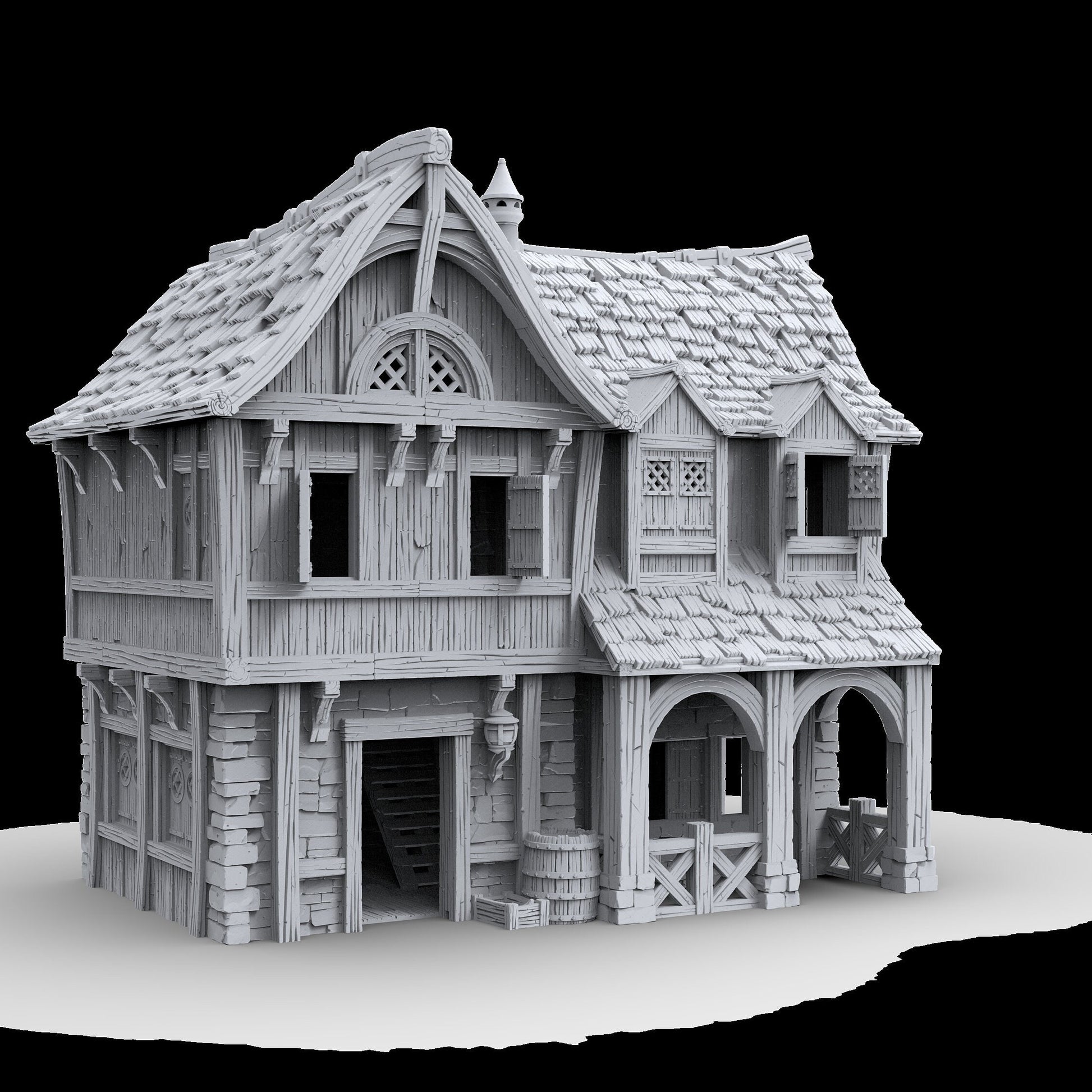 Tortuga Bay, Pirate Hideaway 1, Port Royal ,dnd terrain, Dungeons and Dragons, Dungeon Master, Bundle, Skirmish games, warhammer 40k, star wars, birthday gift, miniatures, role playing games,  Pirate Terrain, port royal, Gatehouse, Walls,city