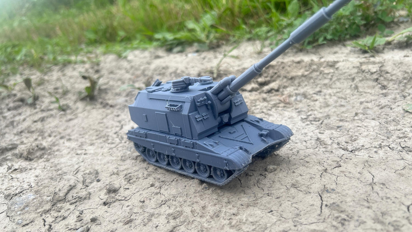 2S19 Msta Mobile Artillery for Tabletop Wargaming - Modern Warfare Artillery Model
