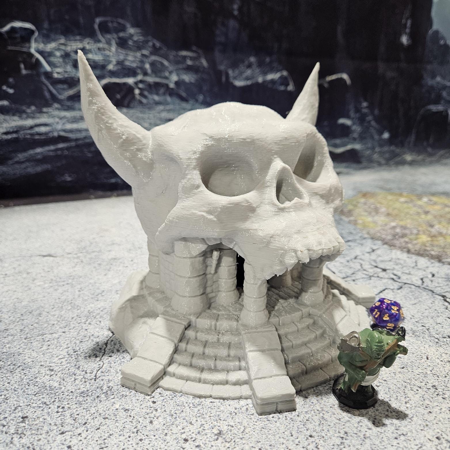 Tabletop RPG Terrain, Cave Entrance, Undead Passage, DnD Cave, Pathfinder Entrance, PLA 3D Printed, RPG Cave Set, Gaming Miniatures, Undead Scenery, Custom Terrain, Horror Terrain, Tabletop Dungeon, RPG Terrain Set