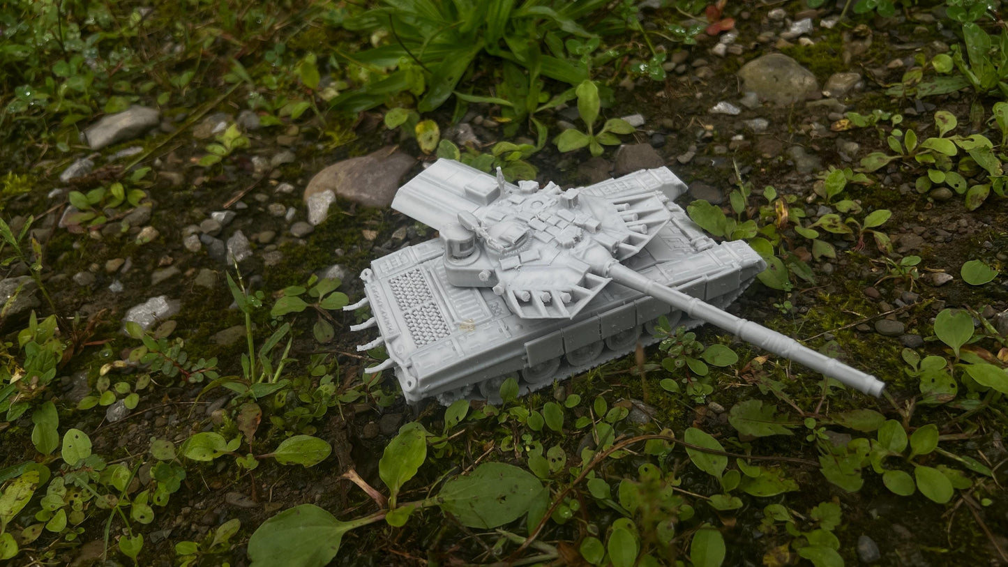 T-90A Burlak Command Tank for Tabletop Wargaming - Cold War to Modern Warfare Model