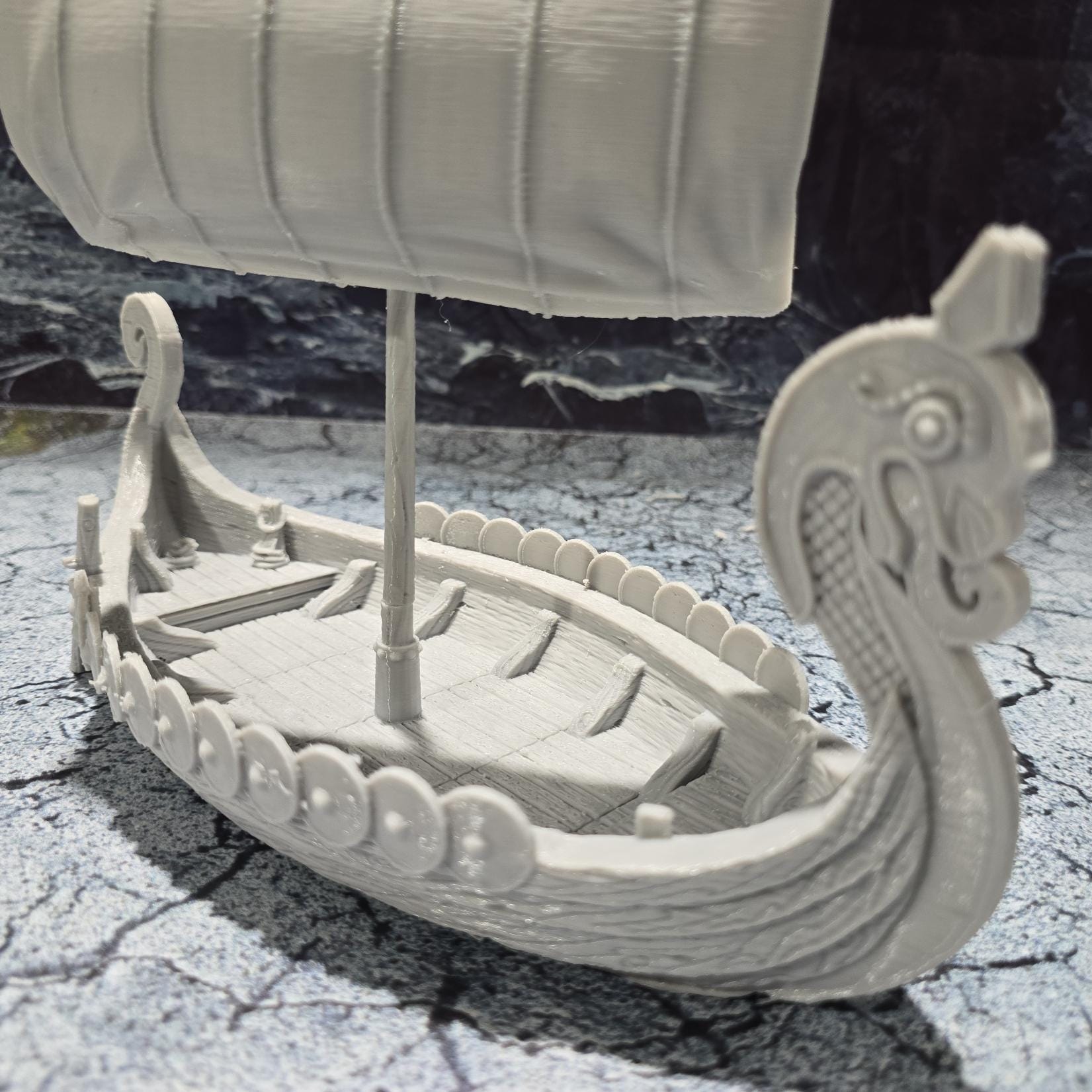 Viking Invader Ship, Viking Long Boat, Dungeons and Dragons