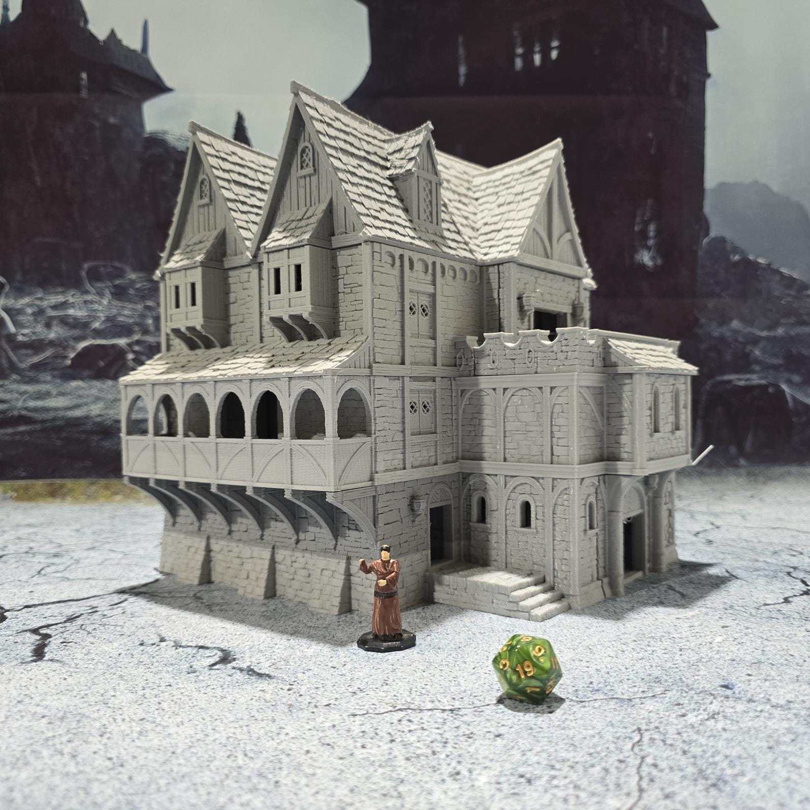 Ancrabourg Harbor Master's Office for Tabletop Wargaming - Dockside Terrain