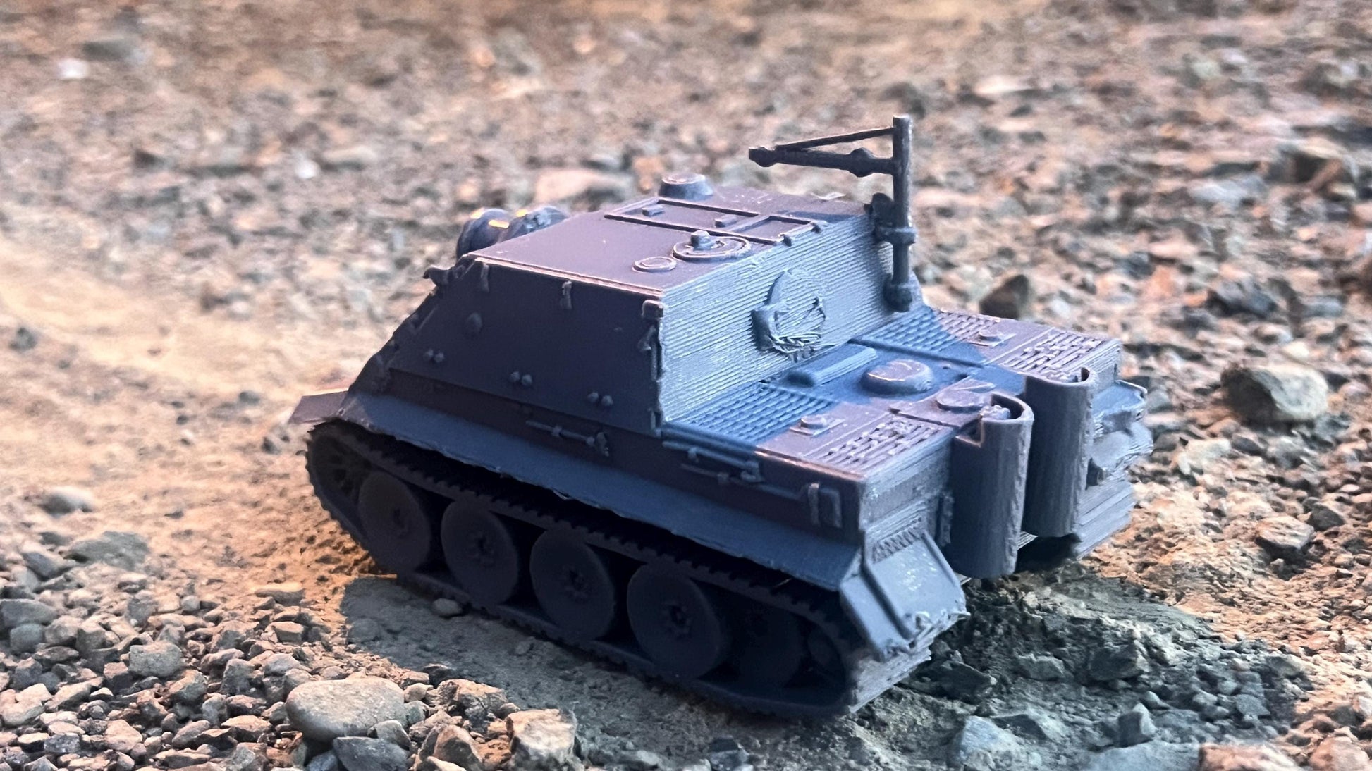 Tiger I Panzerkampfwagen for Tabletop Wargaming - Modern Warfare Tank Model