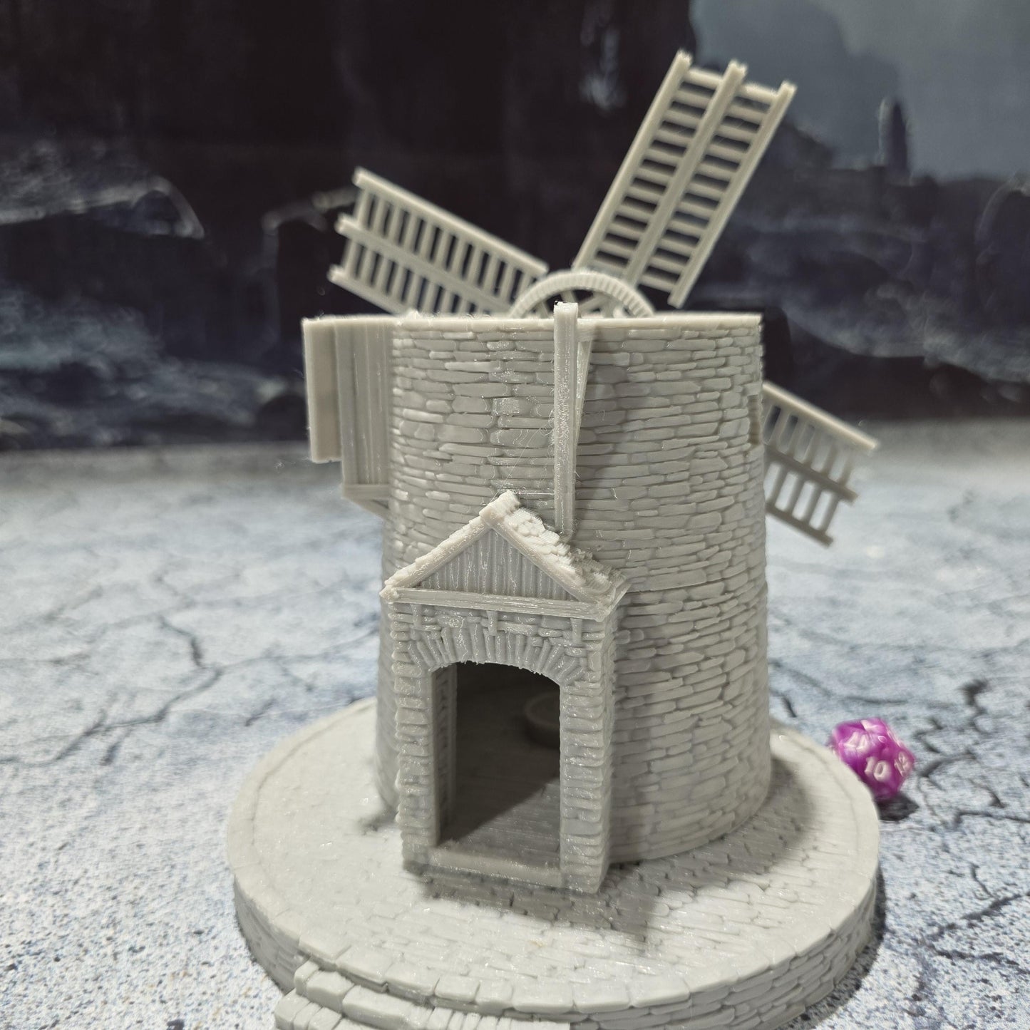 Greendale Windmill: Historical Colonial Windmill for D&D, Model Railroading, and Wargaming
