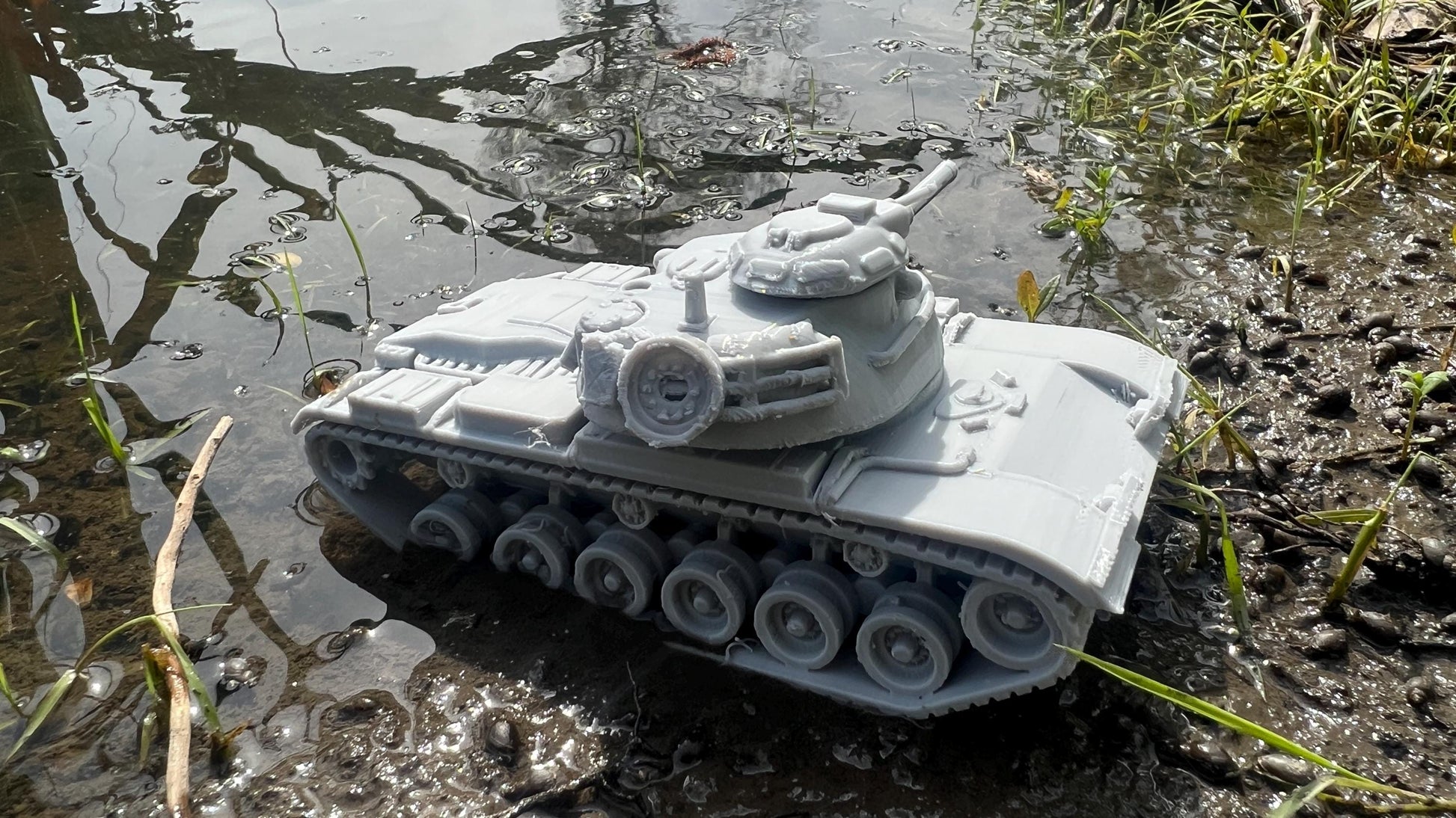 M60 Patton Tank: Cold War Main Battle Tank 28MM Tabletop Terrain, Model Railroading