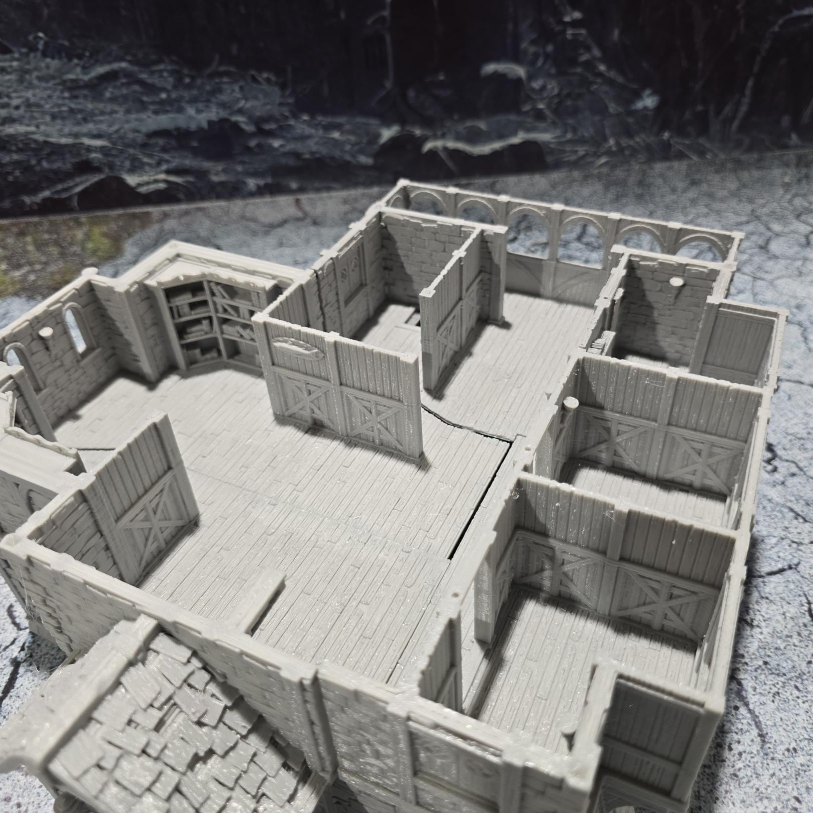 Ancrabourg Harbor Master's Office for Tabletop Wargaming - Dockside Terrain