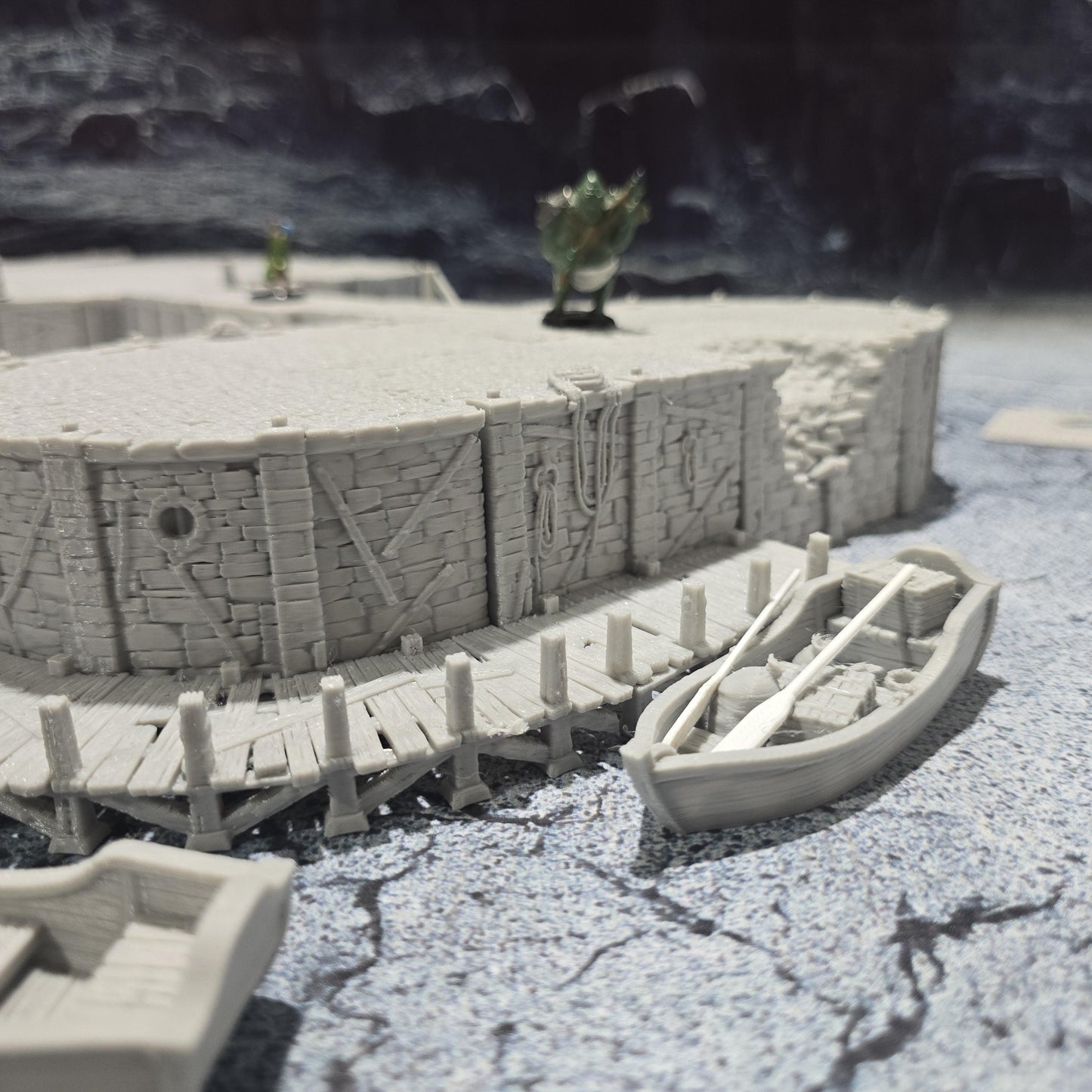 Large Quay Dock & Sewer System Set, Docks, Ancrabourg, cobblestone streets and sewers
