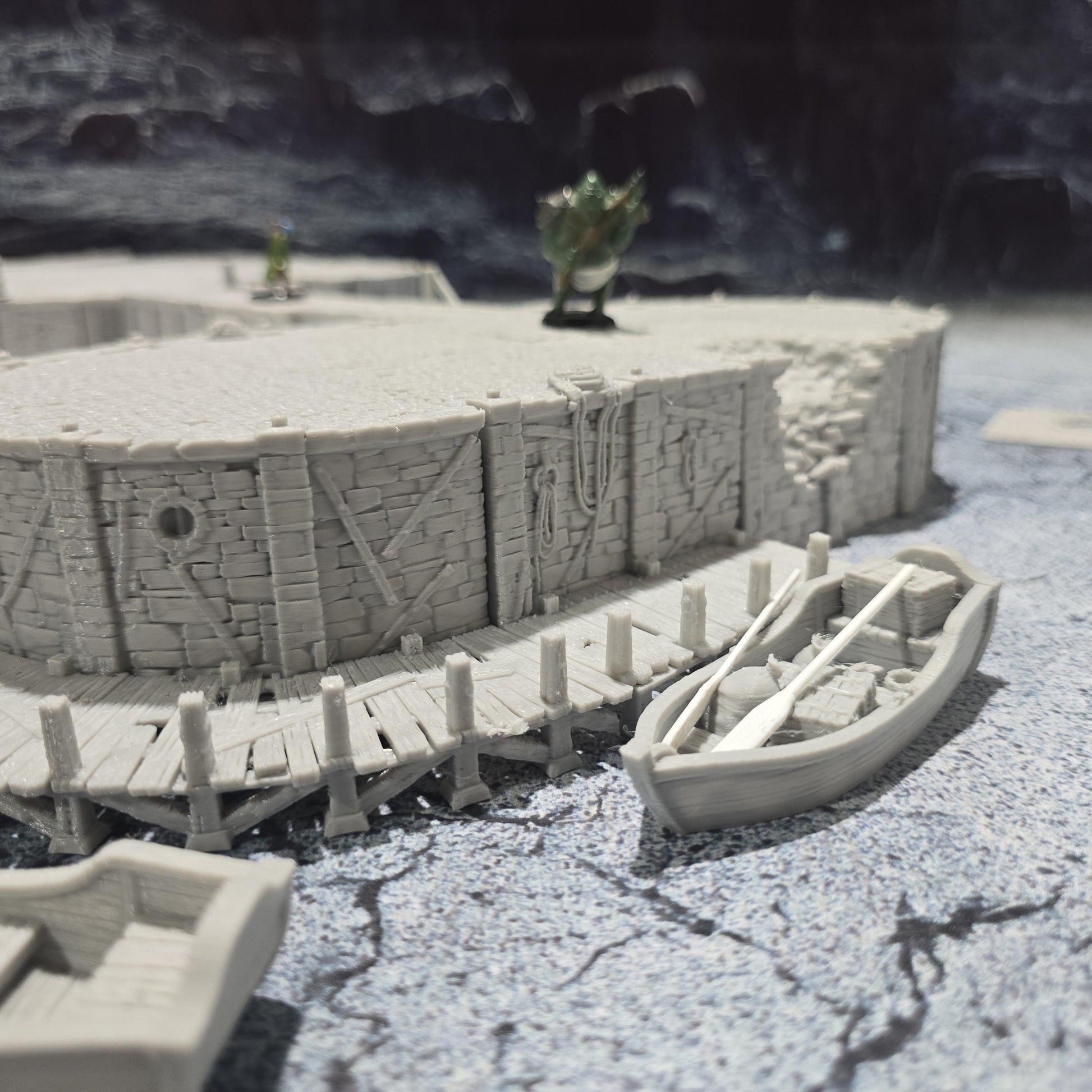Large Quay Dock & Sewer System Set, Docks, Ancrabourg, cobblestone streets and sewers