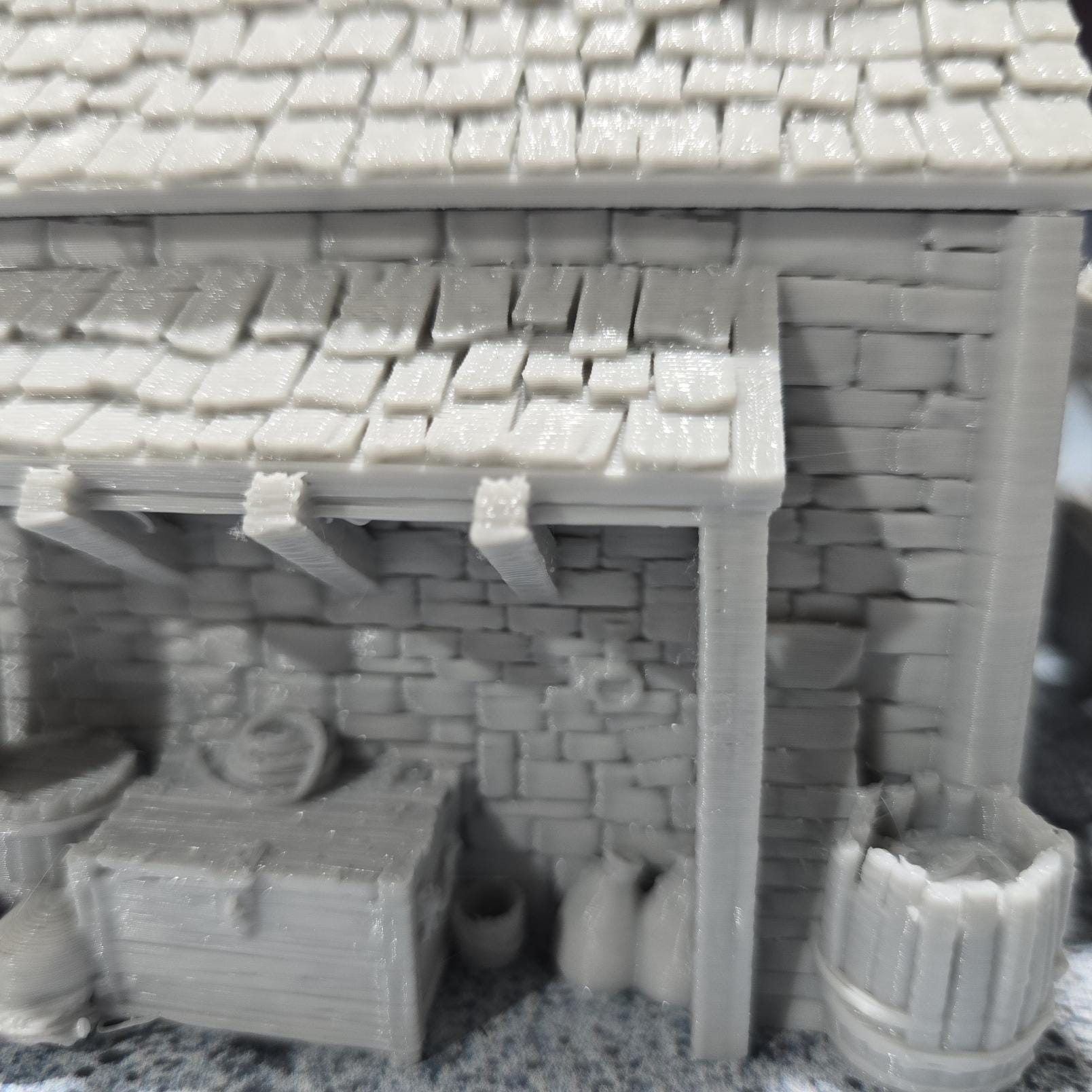 Ancrabourg Fishmonger's Workshop, Fish Market, Fishers house, Port Royal, Skirmish, D&D Terrain, Tabletop Terrain