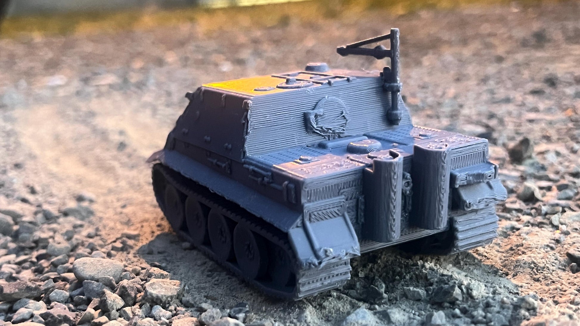 Tiger I Panzerkampfwagen for Tabletop Wargaming - Modern Warfare Tank Model