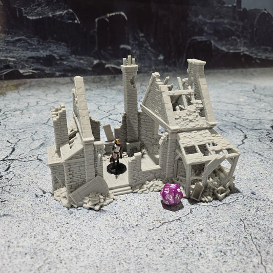 Walter's Bakery Ruin for DnD, Pathfinder, Bolt Action, Revolutionary War Games