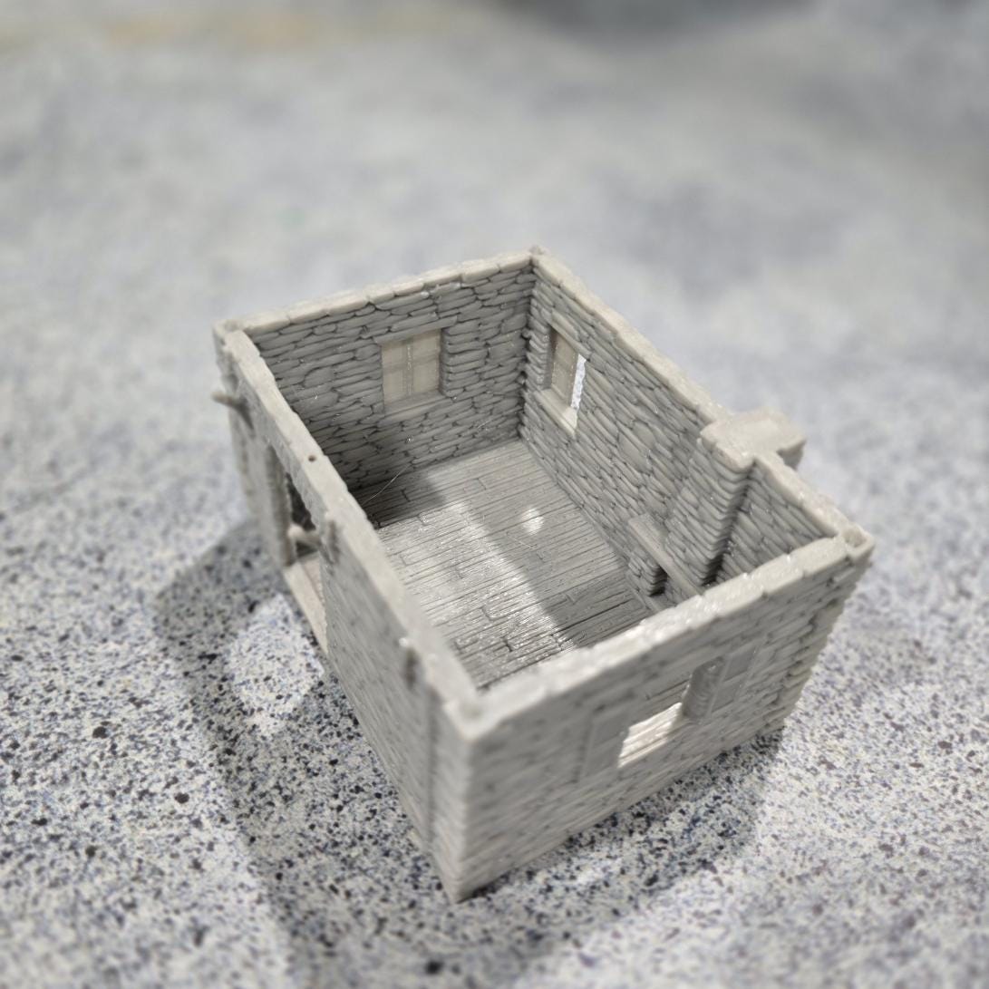 The Steele's Residence: Colonial Era House for D&D, Model Railroading, and Wargaming