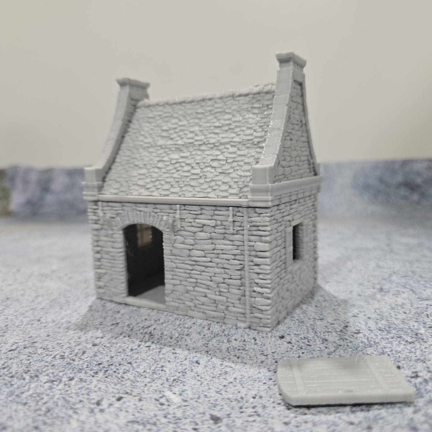 The Steele's Residence: Colonial Era House for D&D, Model Railroading, and Wargaming