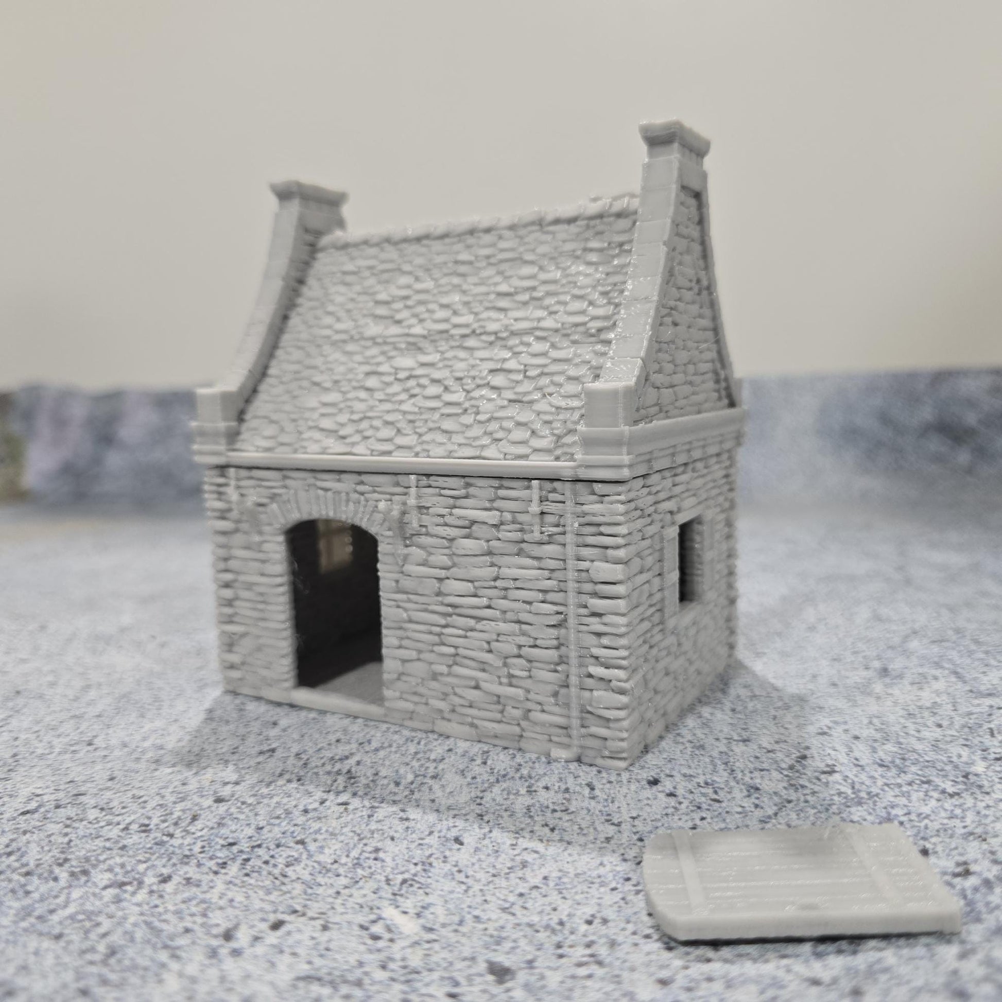 The Steele's Residence: Colonial Era House for D&D, Model Railroading, and Wargaming