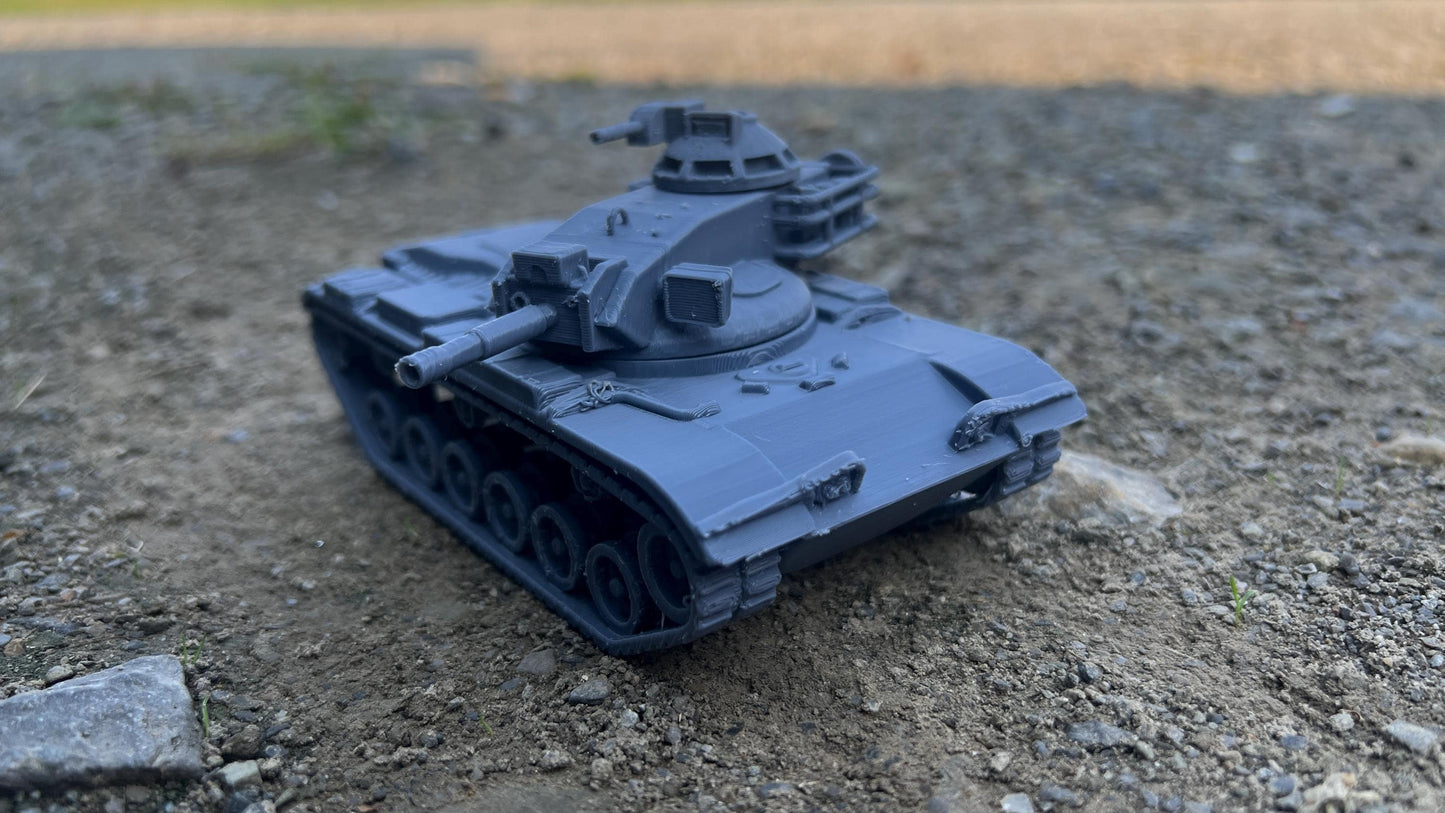 M60 a2 starship, MBT, Vietnam, Modern warfare, Tabletop terrain, WW2, Modern tank,